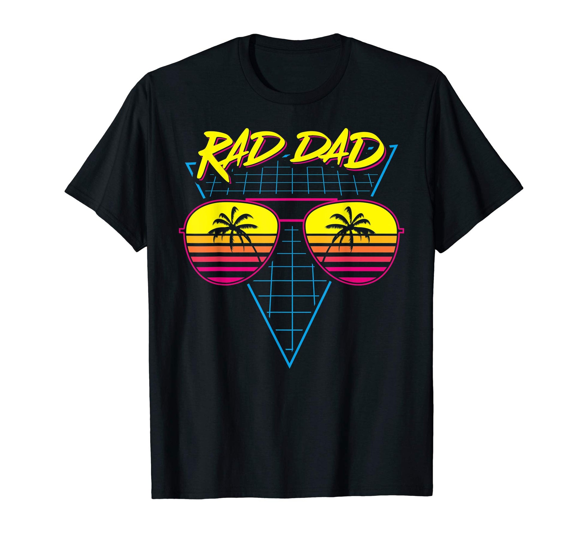 Mens Rad Dad Synthwave 80S T-Shirt - Minimalist Print Men Women - T-Shirt, Sweatshirt, Hoodie