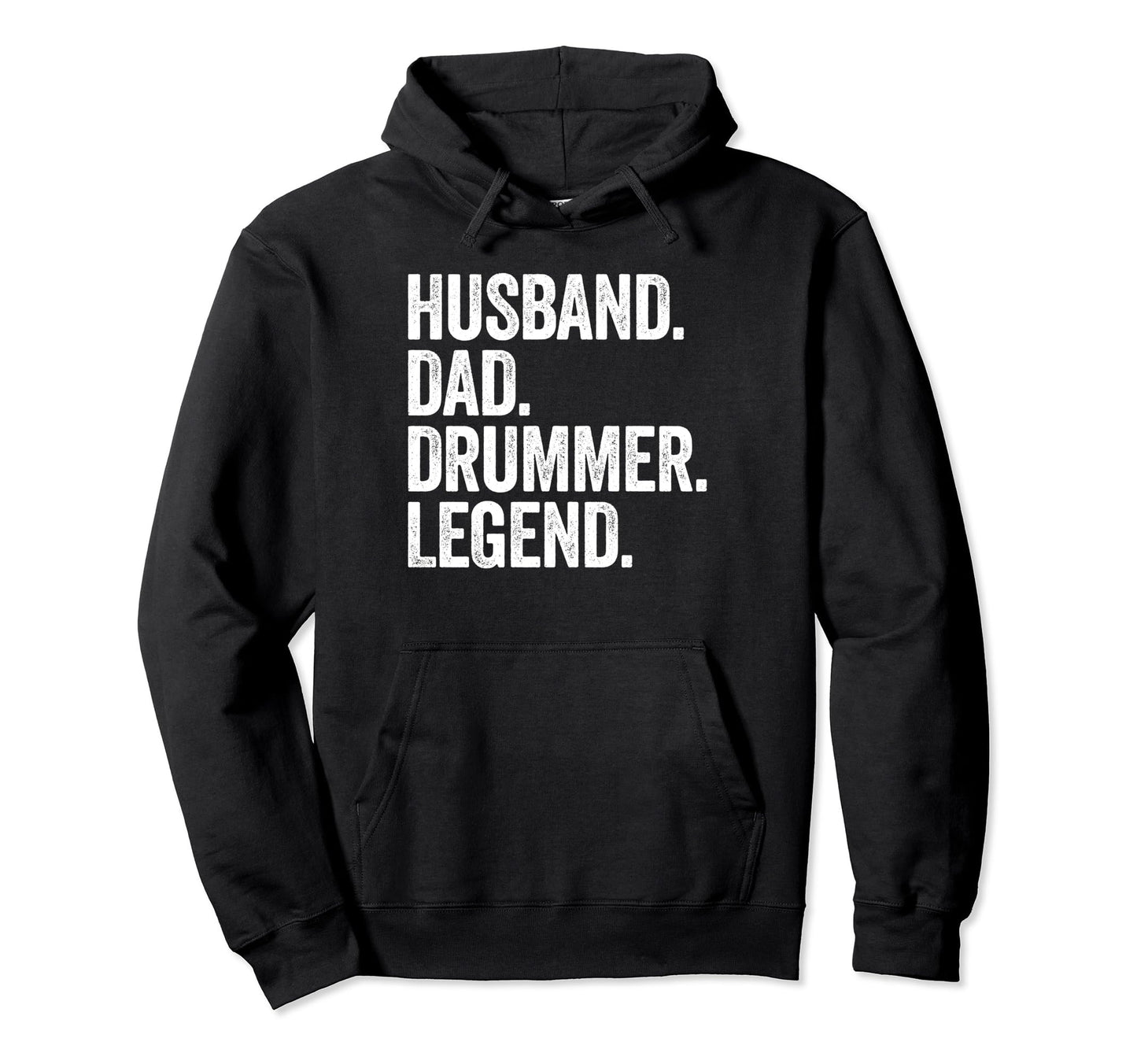 Husband Dad Drummer Funny Drum Hoodie - Custom Art Print for Adults - T-Shirt, Sweatshirt, Hoodie