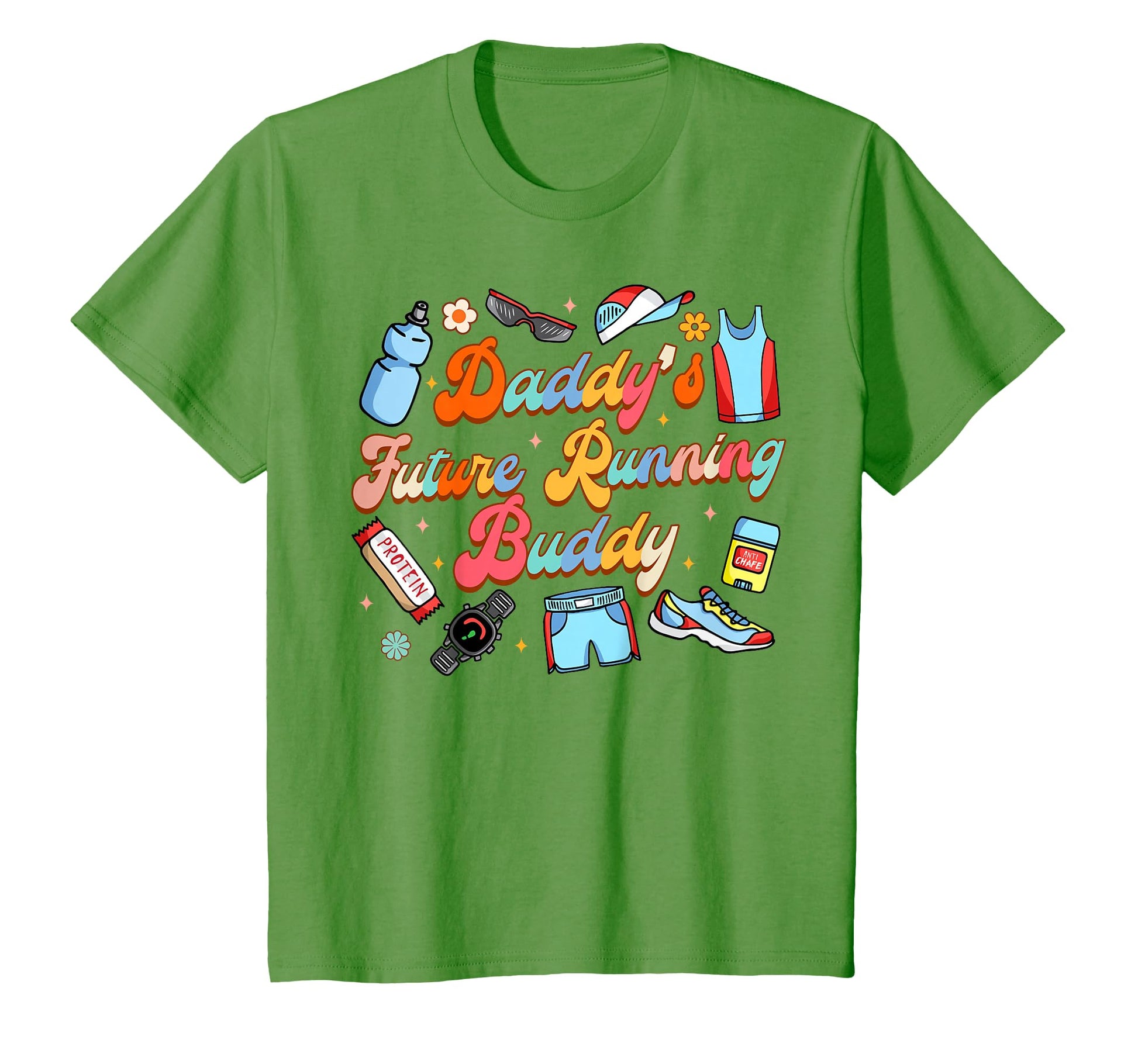 Runner Running Fathers Day Daddys Future T-Shirt - Unique Graphic Unisex - T-Shirt, Sweatshirt, Hoodie