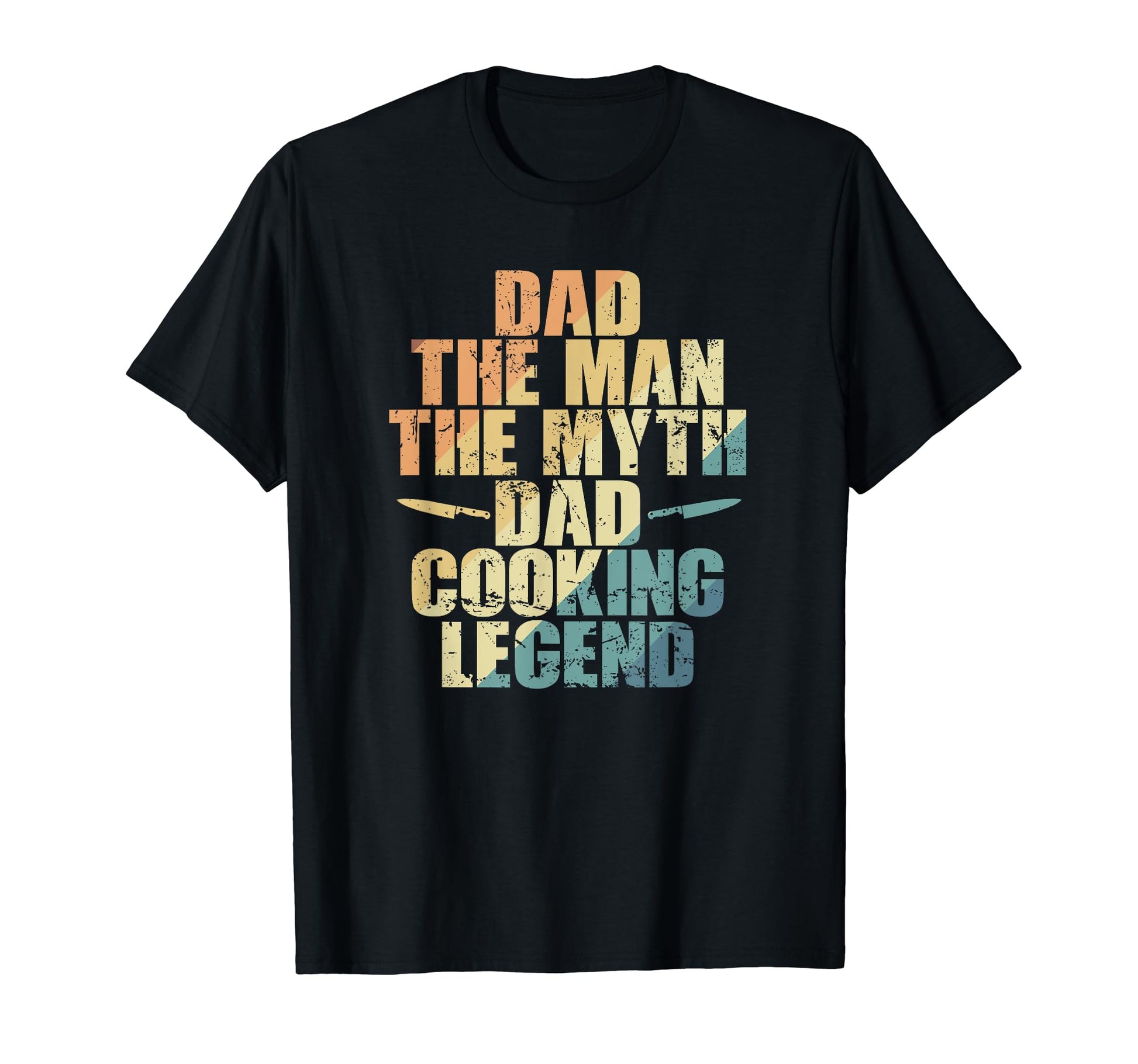 Dad Myth Day Cooking Legend Hobby T-Shirt - Minimalist Print Men Women - T-Shirt, Sweatshirt, Hoodie