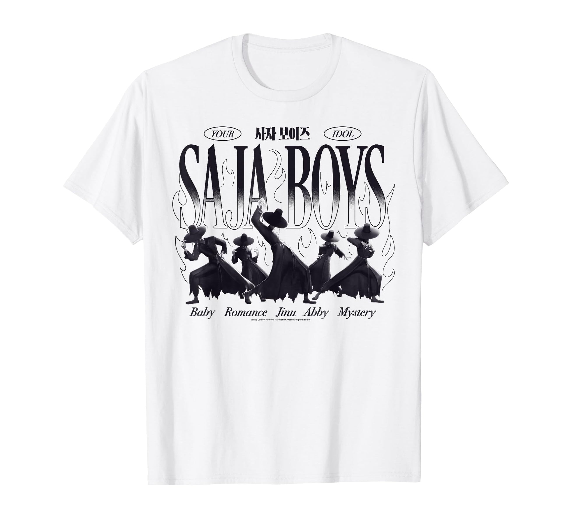 Kpop Demon Hunters Saja Your Idol T-Shirt - Custom Art Print Men Women - T-Shirt, Sweatshirt, Hoodie