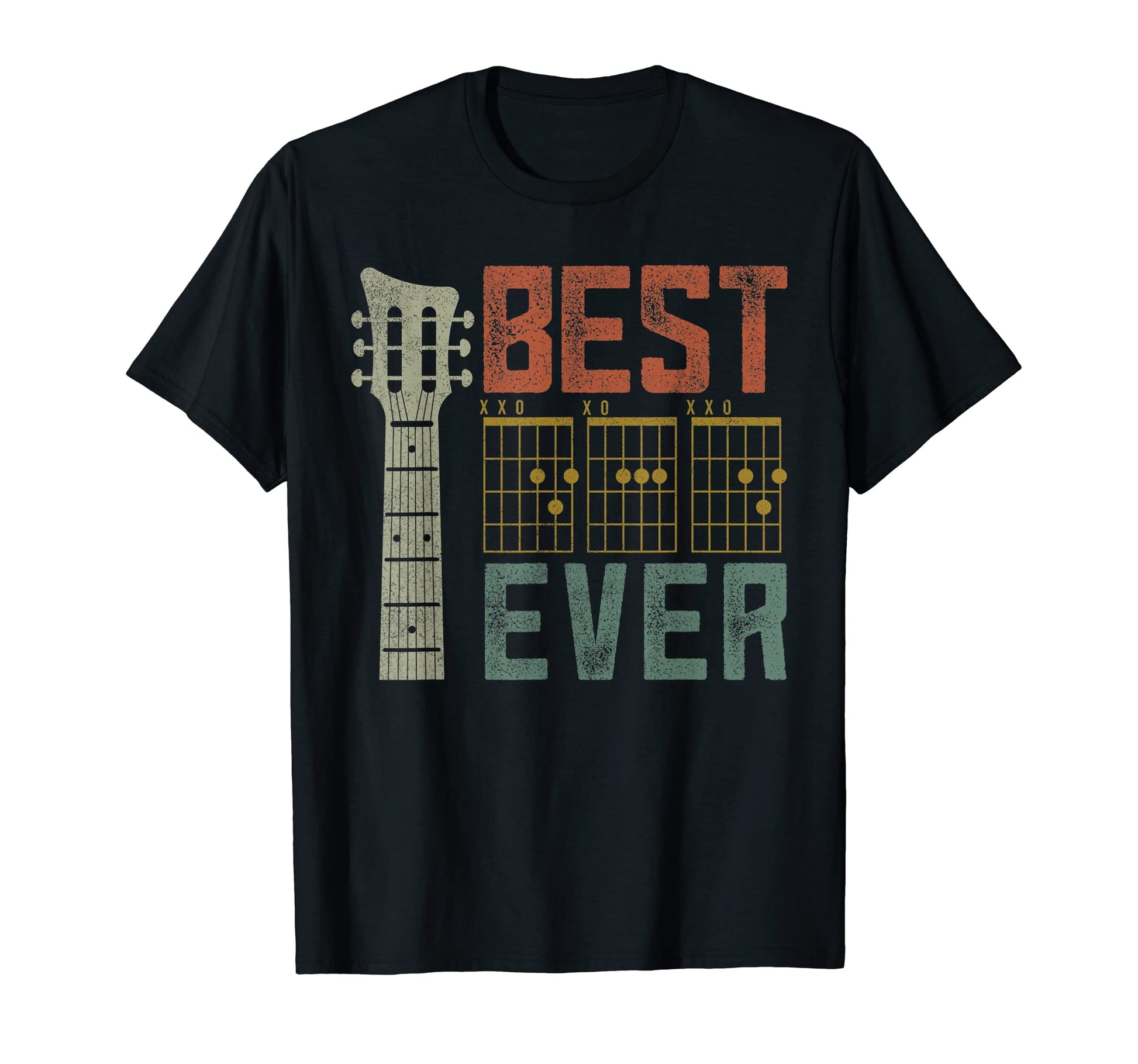 Fathers Day Best Dad Guitar Music T-Shirt - Streetwear Style Men Women - T-Shirt, Sweatshirt, Hoodie