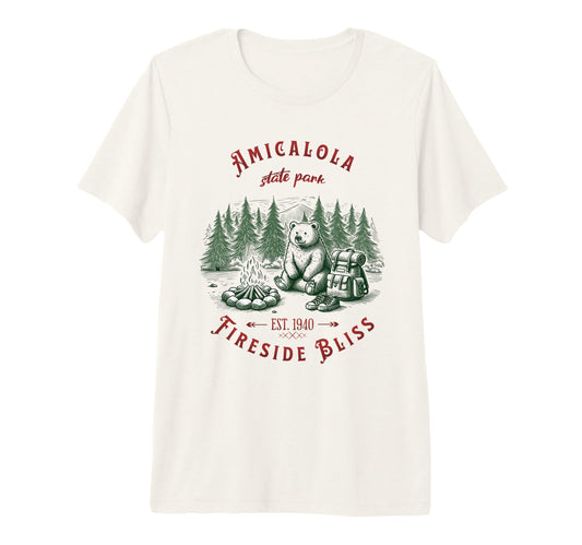 Amicalola Camping Tri Blend T-Shirt - Streetwear Style Men Women - T-Shirt, Sweatshirt, Hoodie