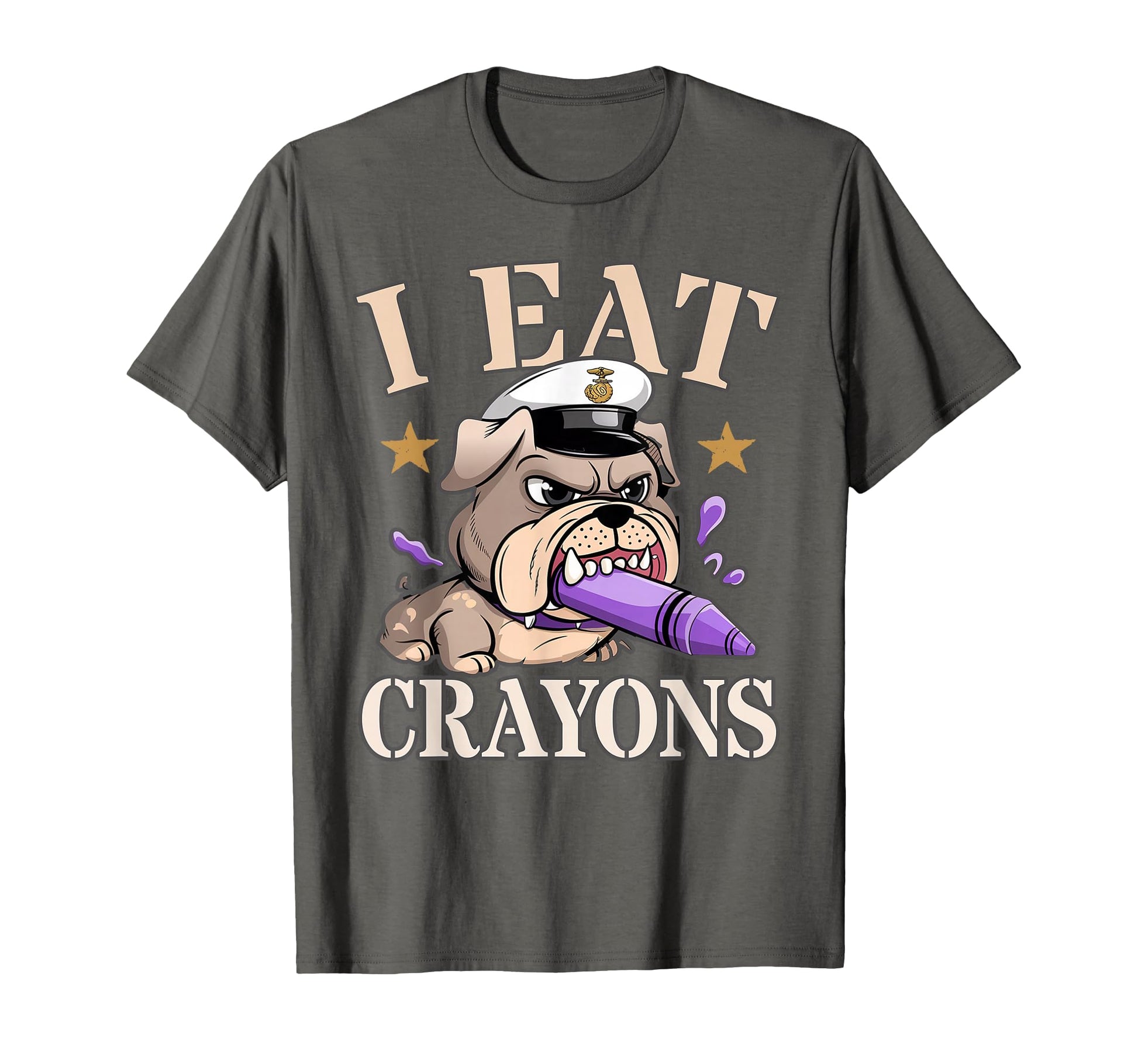 I Eat Crayons Corps Crew Military T-Shirt - Custom Art Print Men Women - T-Shirt, Sweatshirt, Hoodie