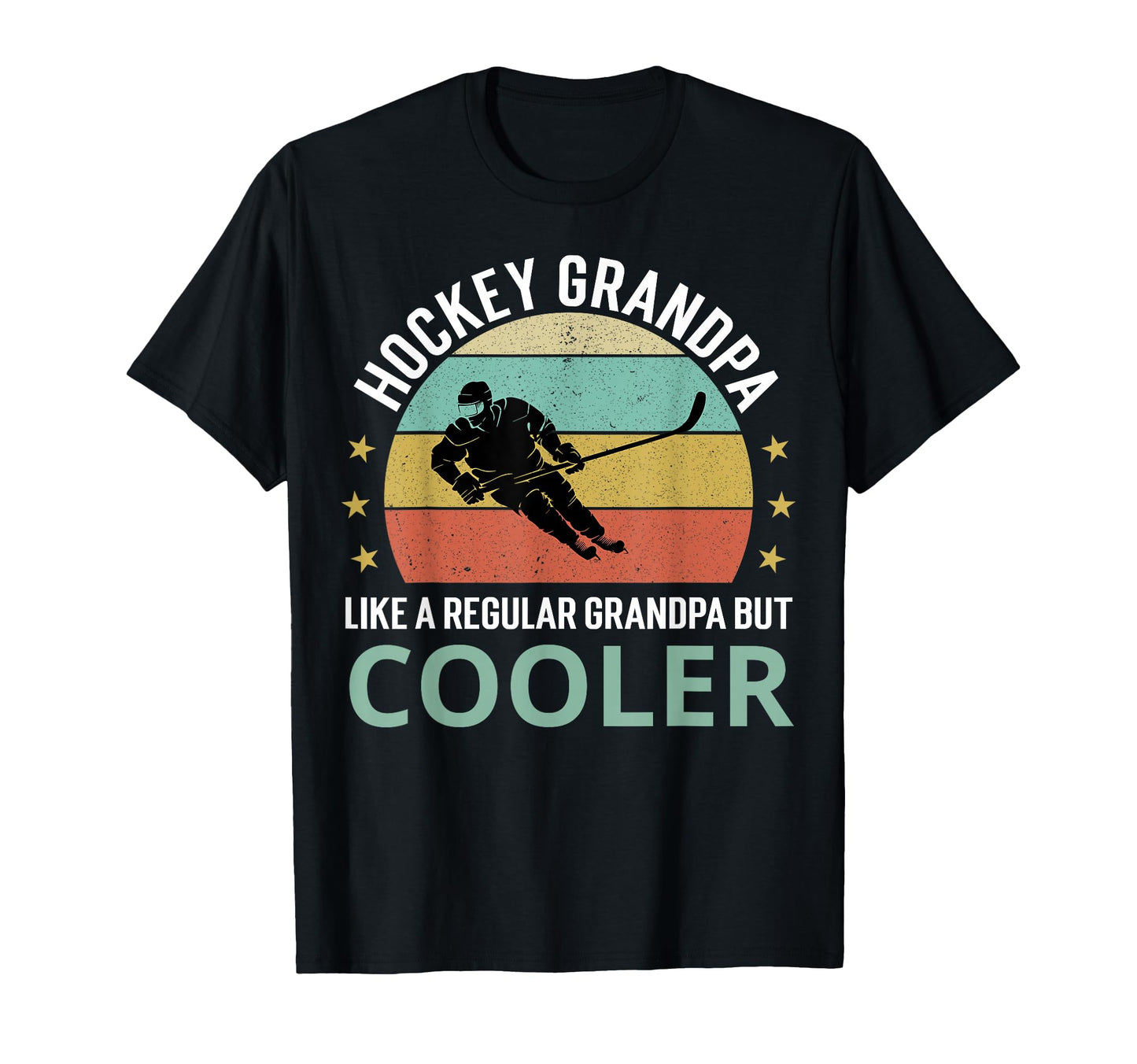 Hockey Grandpa Like Regular Grandpa T-Shirt - Minimalist Print for Adults - T-Shirt, Sweatshirt, Hoodie