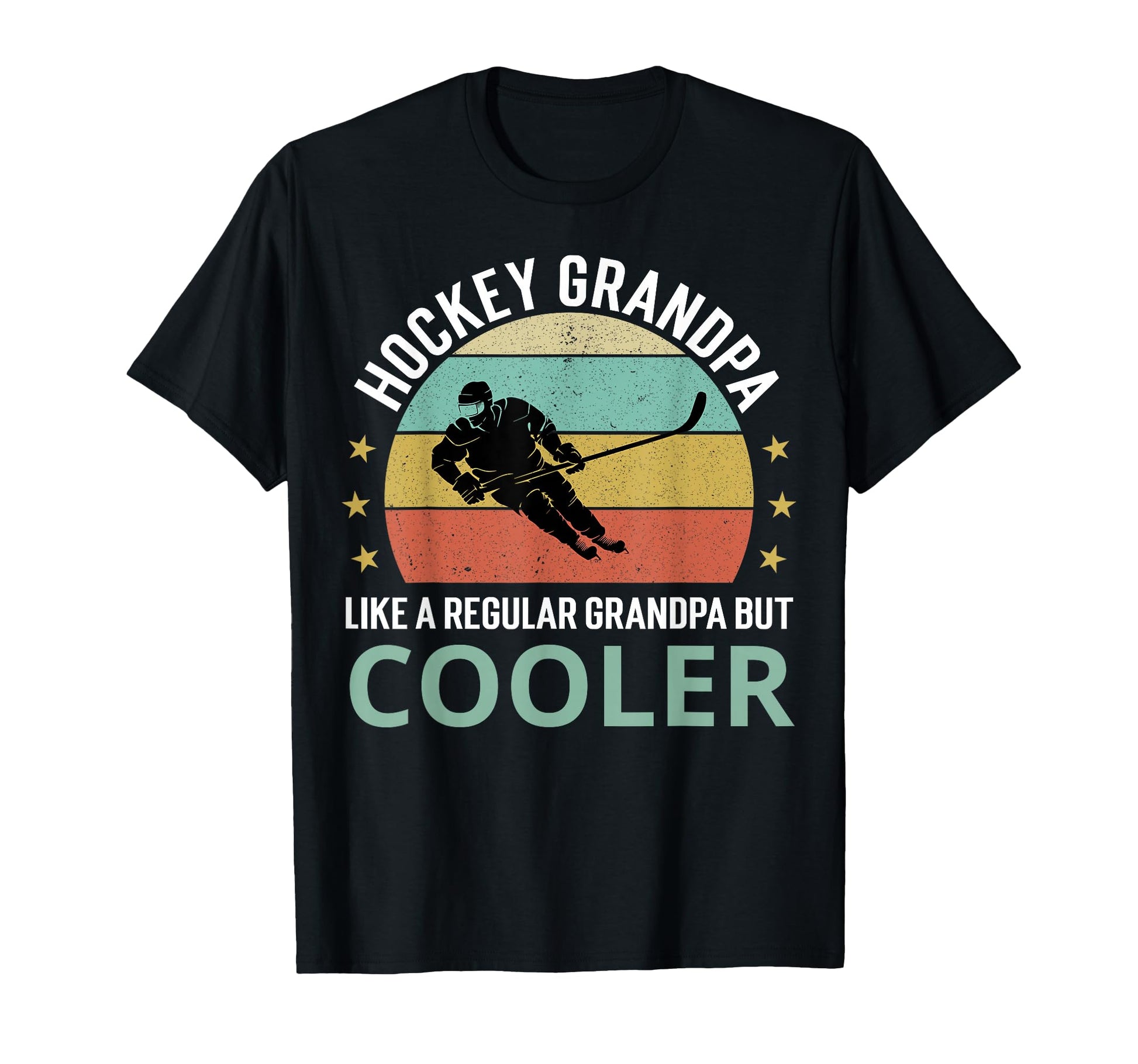 Hockey Grandpa Like Regular Grandpa T-Shirt - Minimalist Print for Adults - T-Shirt, Sweatshirt, Hoodie