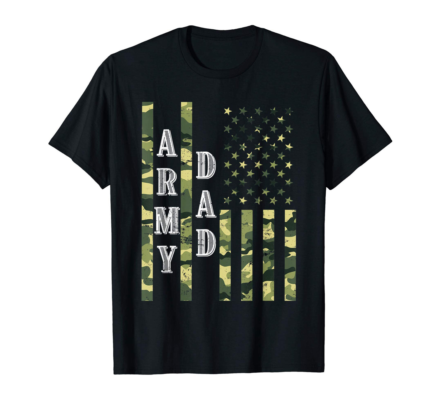Army Dad Patriotic Fathers Day T-Shirt - Graphic Print Men Women - T-Shirt, Sweatshirt, Hoodie