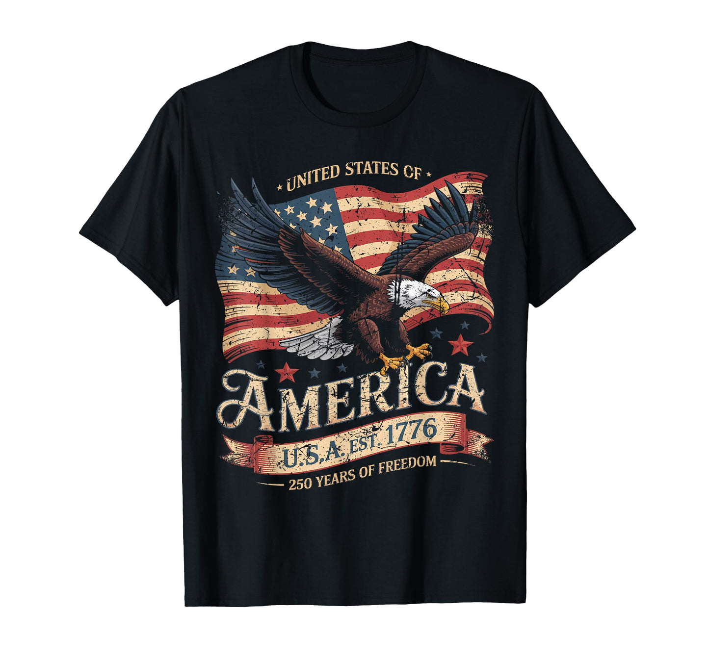 United States Anniversary American Hoodie - Fun Novelty Design for Adults - T-Shirt, Sweatshirt, Hoodie