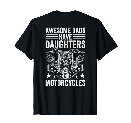 Awesome Dads Have Daughters And T-Shirt - Graphic Print for Adults - T-Shirt, Sweatshirt, Hoodie
