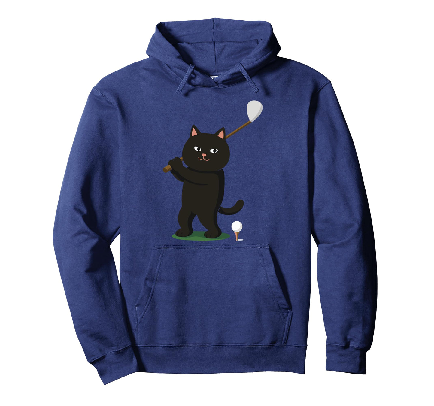 Golf Cat Dad Golfing Golfer Club Hoodie - Casual Everyday Wear for Adults - T-Shirt, Sweatshirt, Hoodie