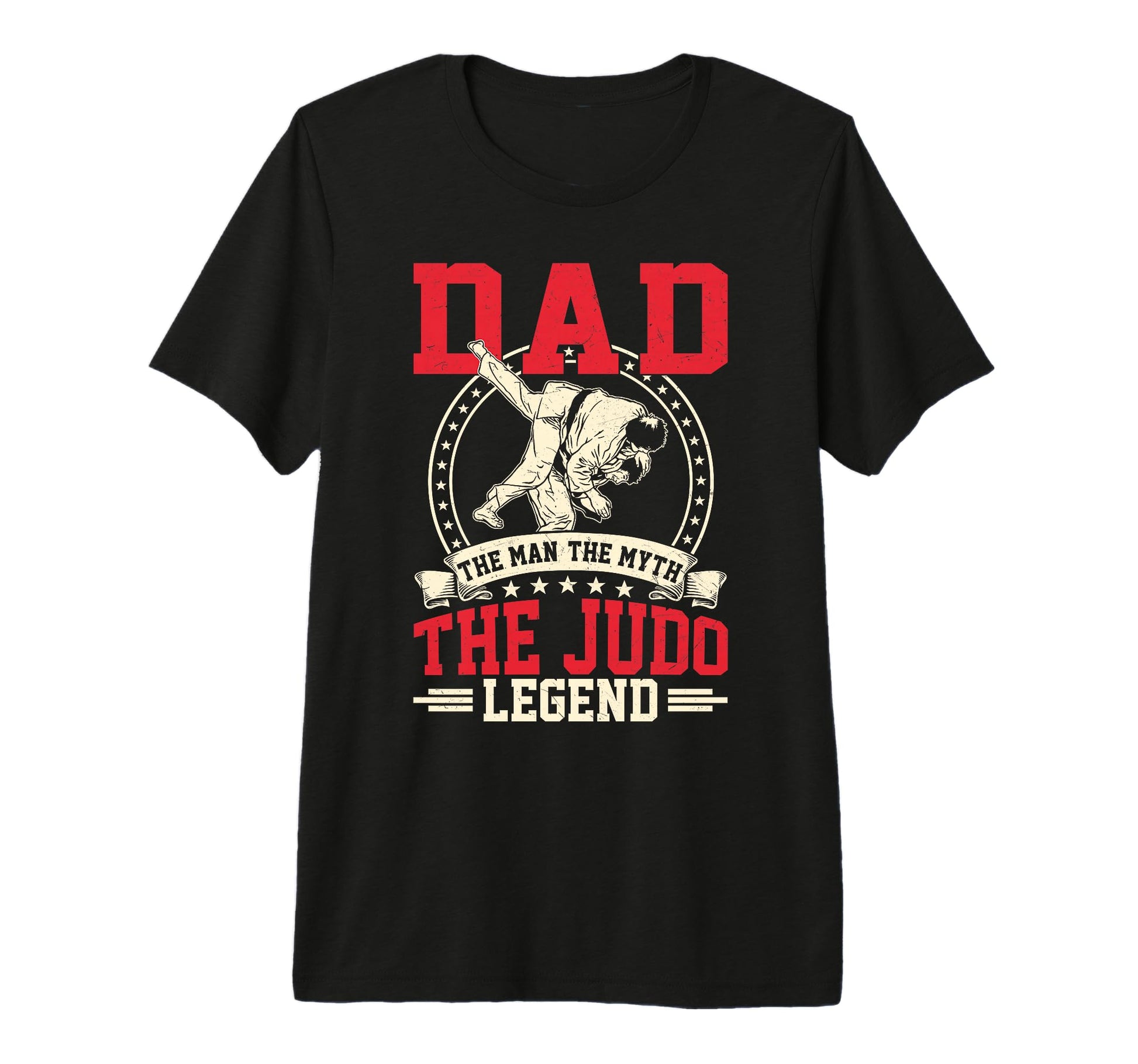 Dad Myth Judo Legend Karate Fan Tri T-Shirt - Fun Novelty Design Unisex - T-Shirt, Sweatshirt, Hoodie