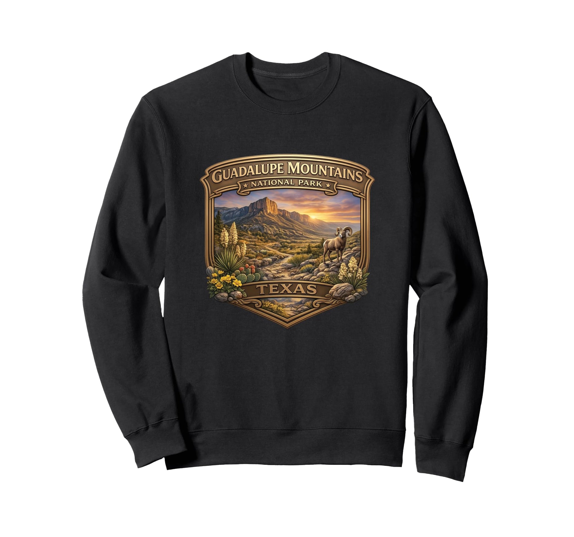 Guadalupe Mountains National Park Sweatshirt - Minimalist Print Unisex - T-Shirt, Sweatshirt, Hoodie