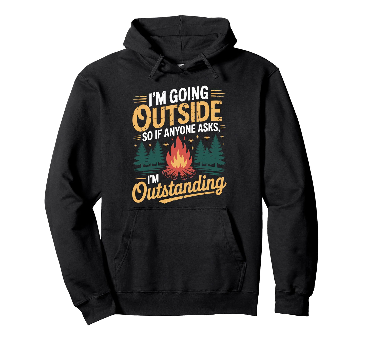 Outdoor Camping And Camp Lover Glamper Hoodie - Minimalist Print Men Women - T-Shirt, Sweatshirt, Hoodie