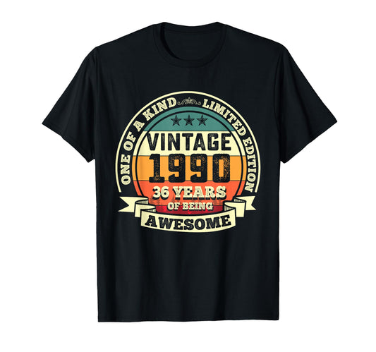 36Th Birthday Gift 36 Years Being T-Shirt - Graphic Print for Adults - T-Shirt, Sweatshirt, Hoodie