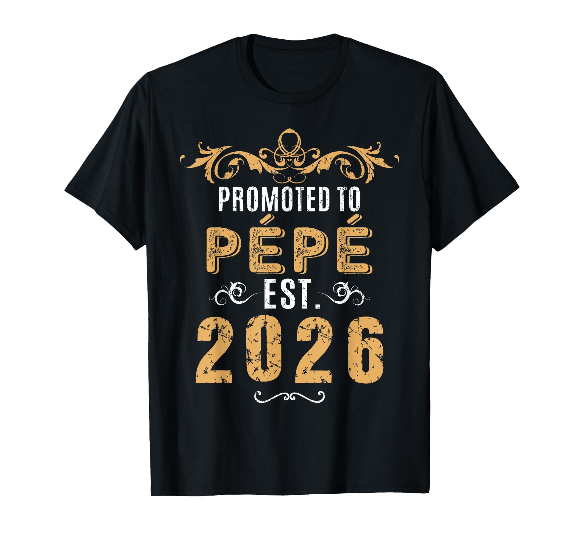 Promoted To Pepe Est 2026 Grandpa First T-Shirt - Minimalist Print Unisex - T-Shirt, Sweatshirt, Hoodie