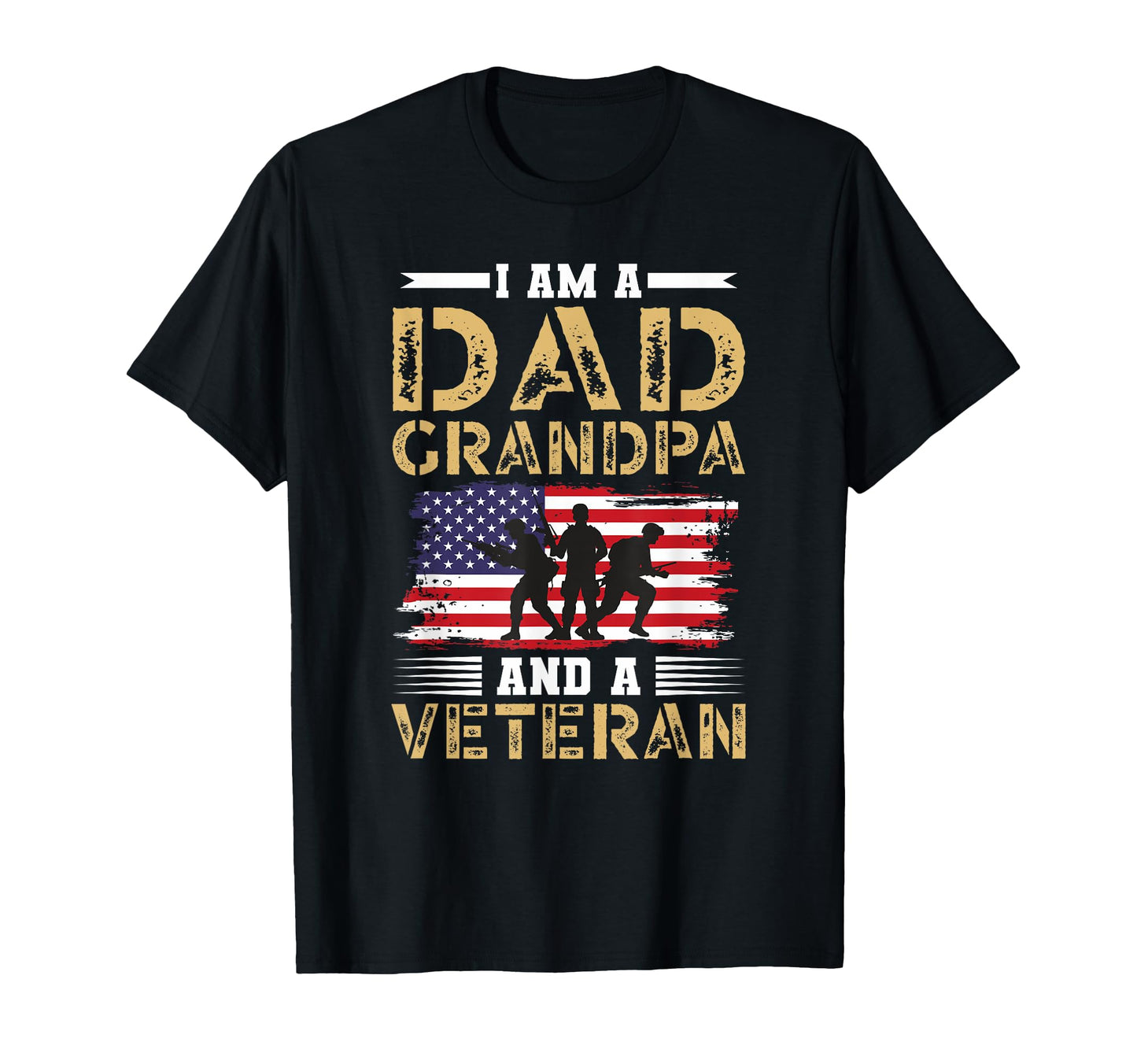 American Flag Military Honor T-Shirt - Custom Art Print Unisex - T-Shirt, Sweatshirt, Hoodie