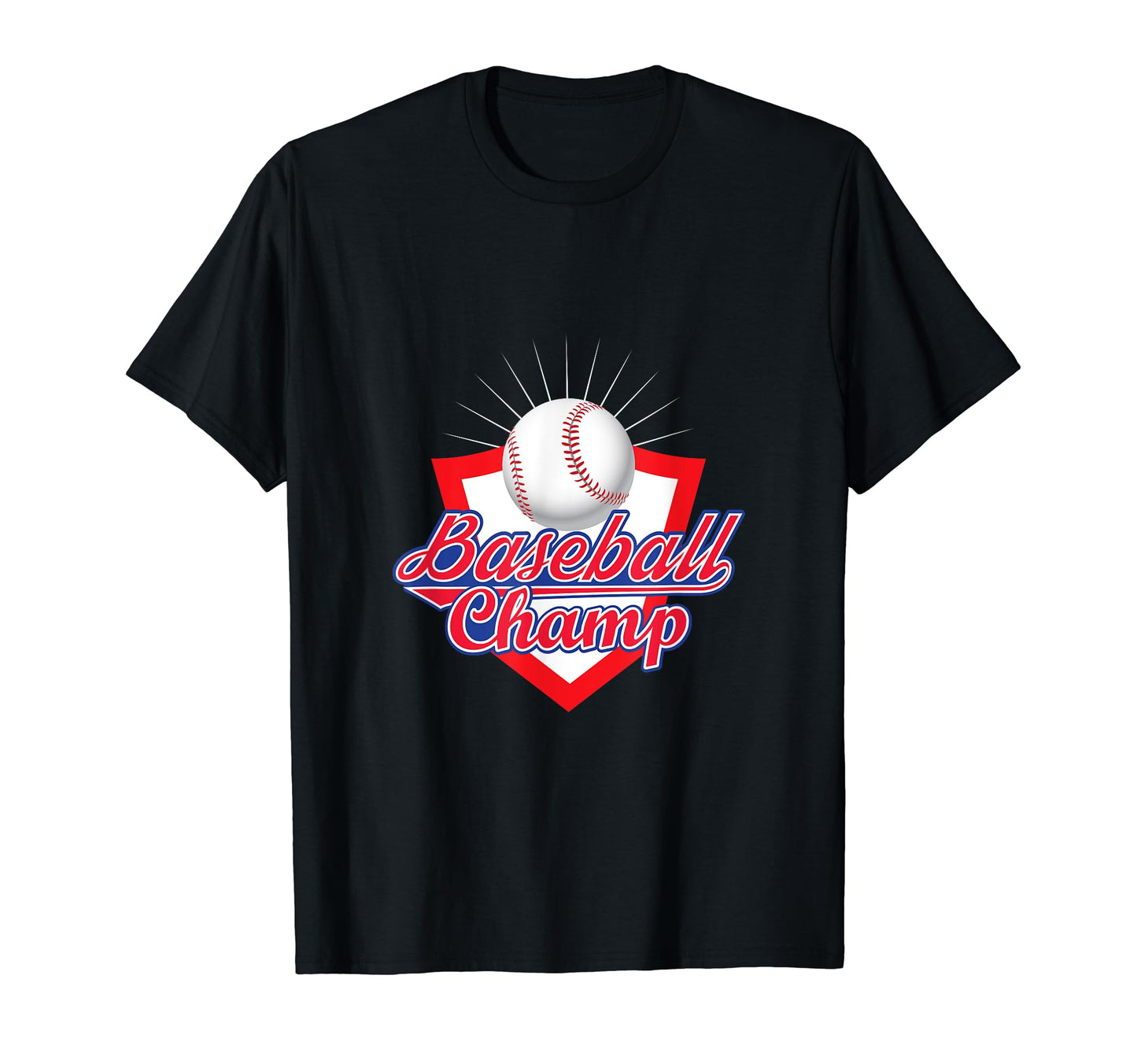 Baseball Champ Baseball Player T-Shirt - Minimalist Print for Adults - T-Shirt, Sweatshirt, Hoodie