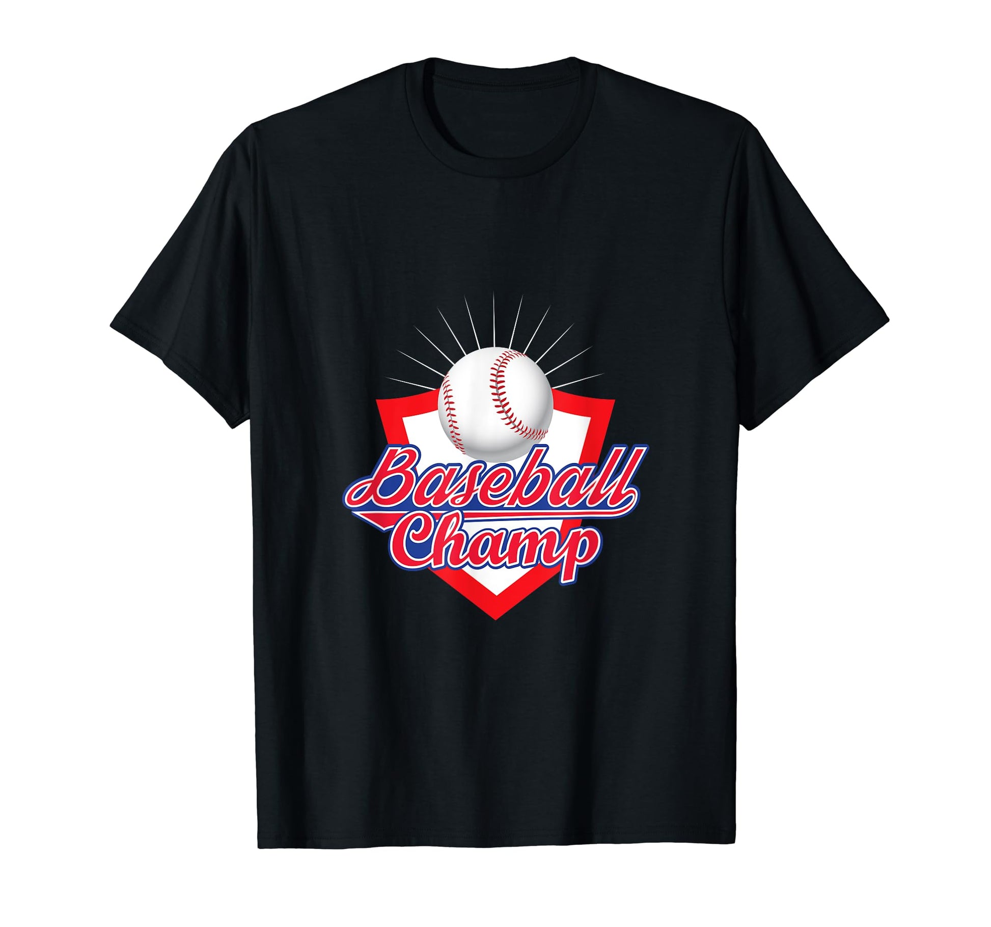 Baseball Champ Baseball Player T-Shirt - Minimalist Print for Adults - T-Shirt, Sweatshirt, Hoodie