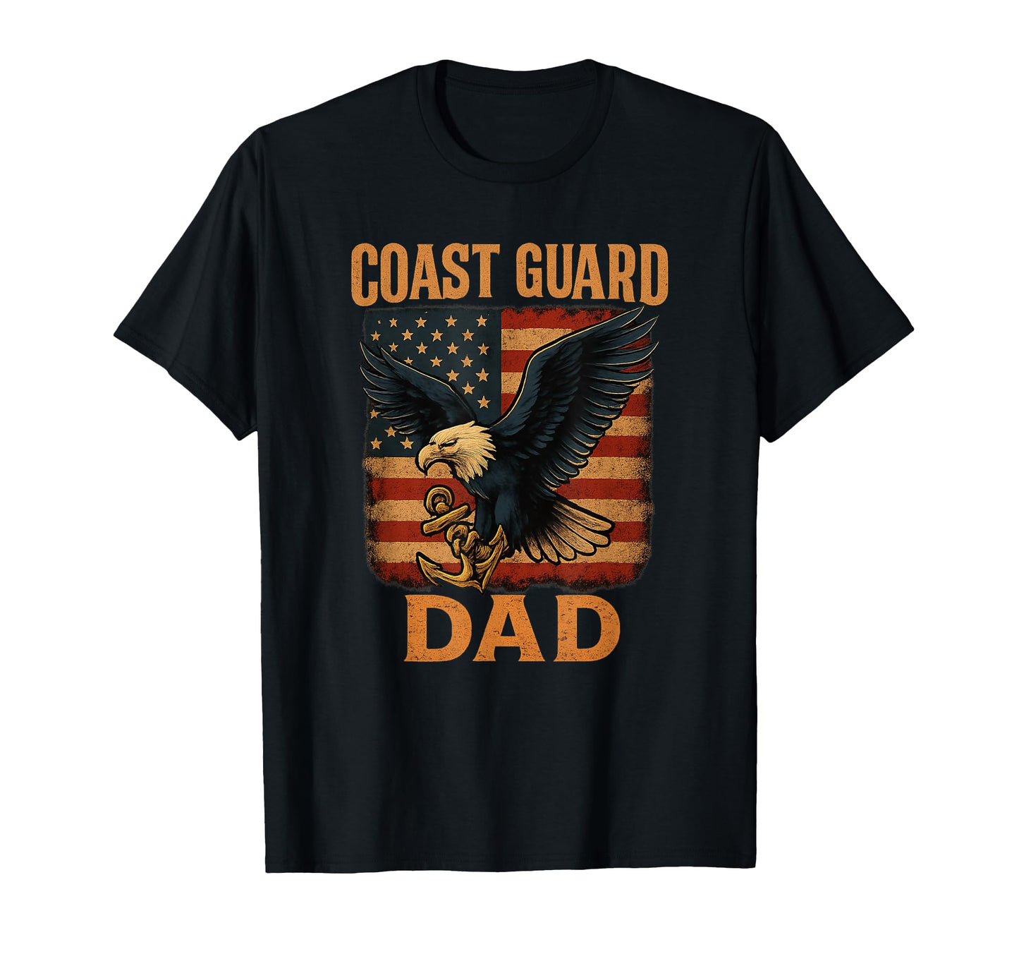 Coast Guard Dad Patriotic Proud T-Shirt - Novelty Apparel for Adults - T-Shirt, Sweatshirt, Hoodie