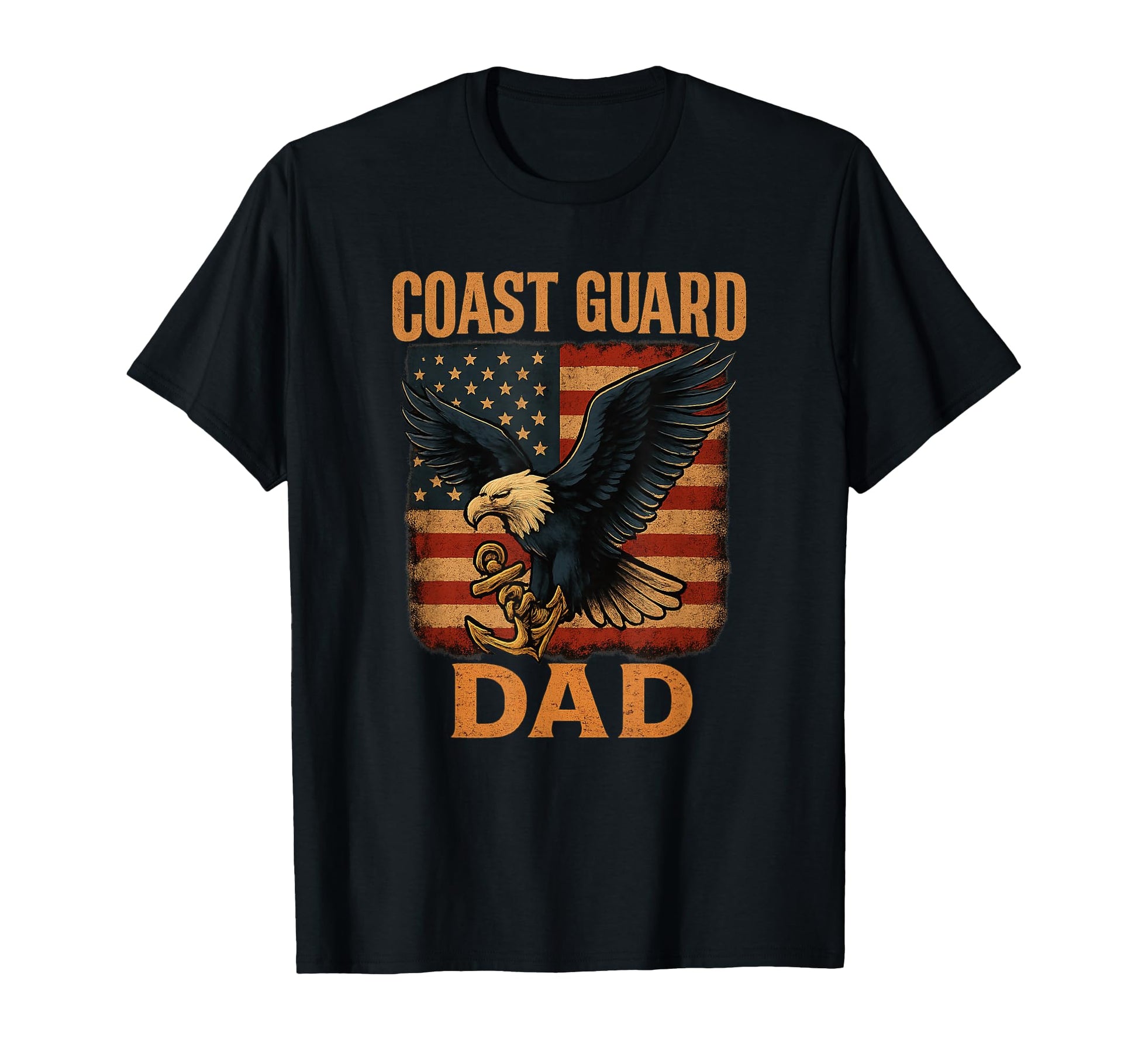 Coast Guard Dad Patriotic Proud T-Shirt - Novelty Apparel for Adults - T-Shirt, Sweatshirt, Hoodie