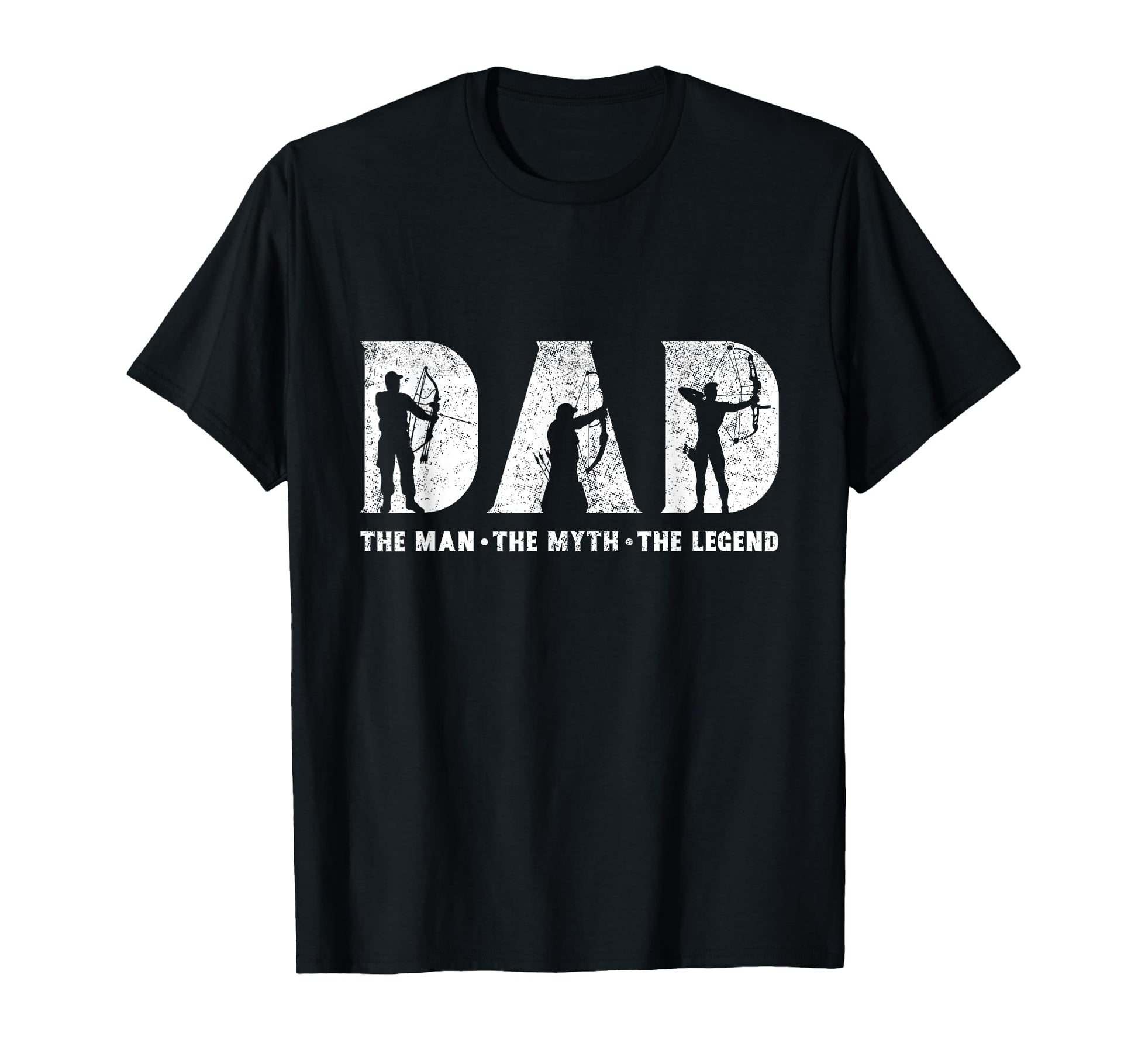 Archery Dad Myth Legend Fathers T-Shirt - Casual Everyday Wear Men Women - T-Shirt, Sweatshirt, Hoodie