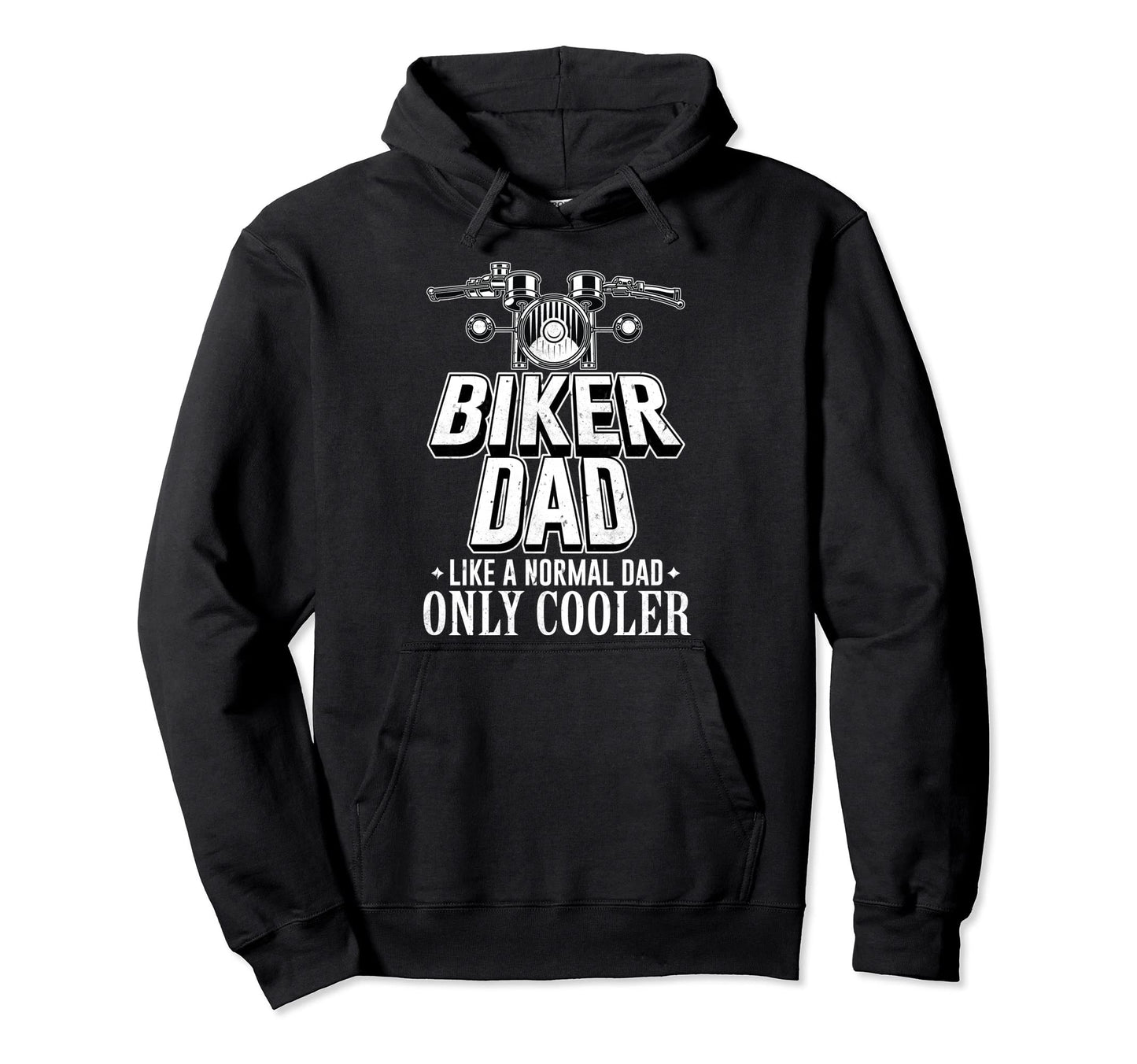 Biker Dad Motorcycle Fathers Day Gift Hoodie - Aesthetic Graphic Men Women - T-Shirt, Sweatshirt, Hoodie