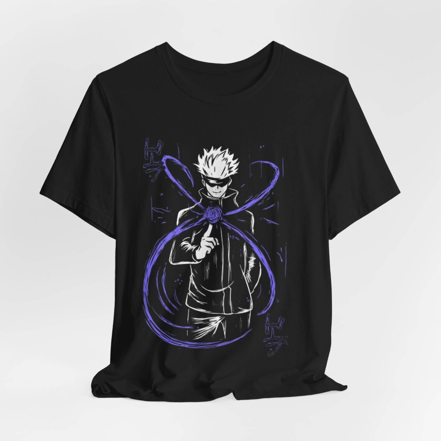 Satoru Gojo Fan Shirt  Jujutsu Anime Merch Unisex Tee Unisex T-shirt, Sweatshirt, Hoodie, Long Sleeve Tee - T-Shirt, Sweatshirt, Hoodie