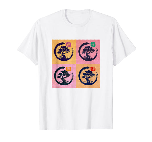 Bonsai Tree Japanese Zen Buddhist T-Shirt - Casual Everyday Wear Men Women - T-Shirt, Sweatshirt, Hoodie
