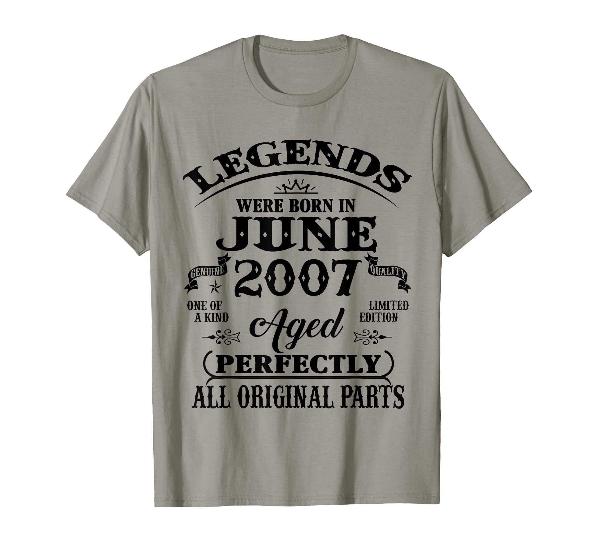 19Th Birthday Gift Legend Born June T-Shirt - Unique Graphic Men Women - T-Shirt, Sweatshirt, Hoodie