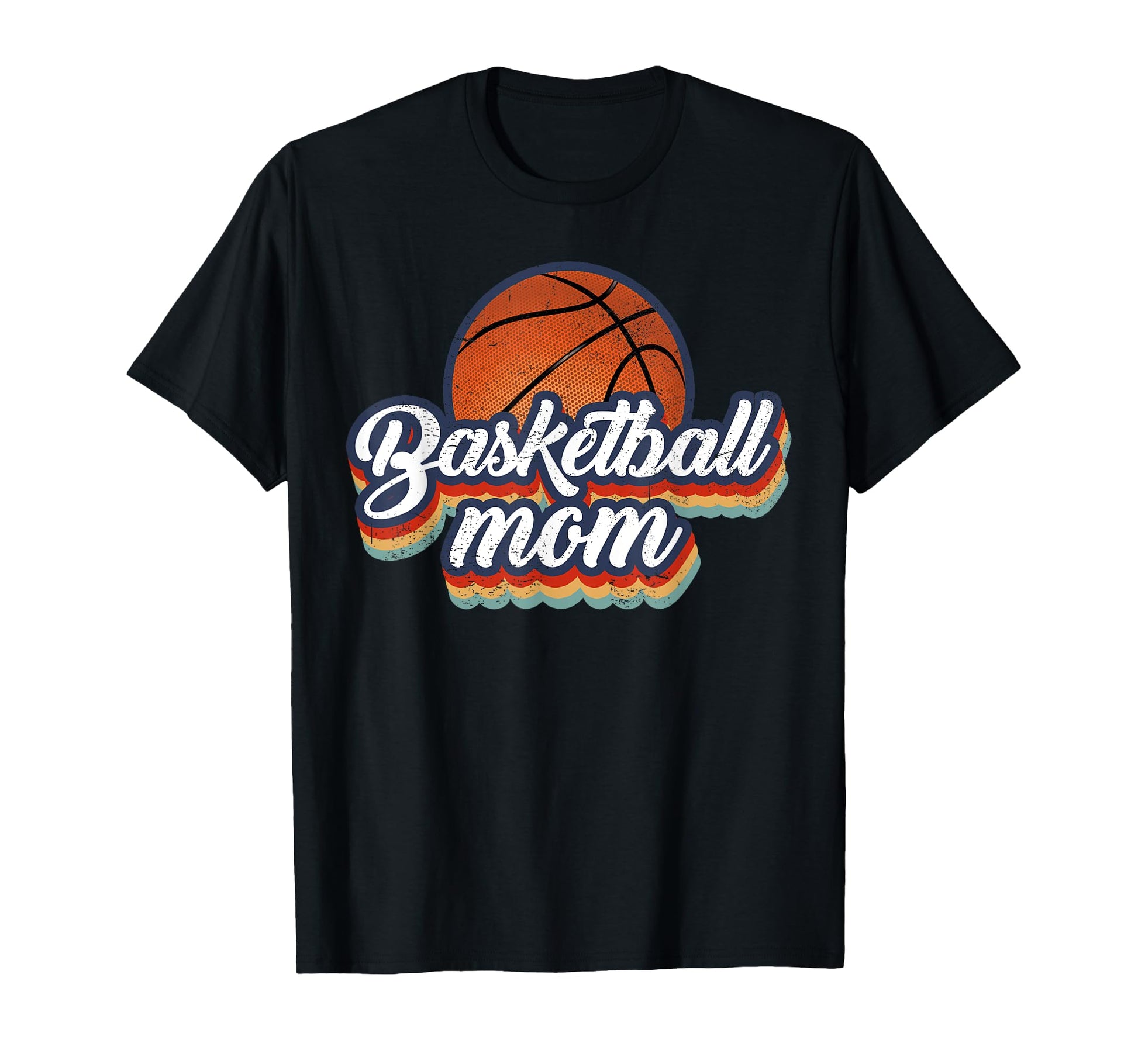 Basketball Mom Basketball Happy Mothers T-Shirt - Trendy Graphic Men Women - T-Shirt, Sweatshirt, Hoodie