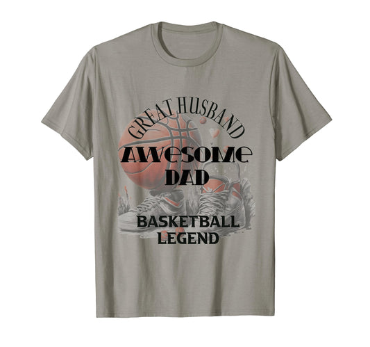 Awesome Dad Great Husband And T-Shirt - Casual Everyday Wear for Adults - T-Shirt, Sweatshirt, Hoodie