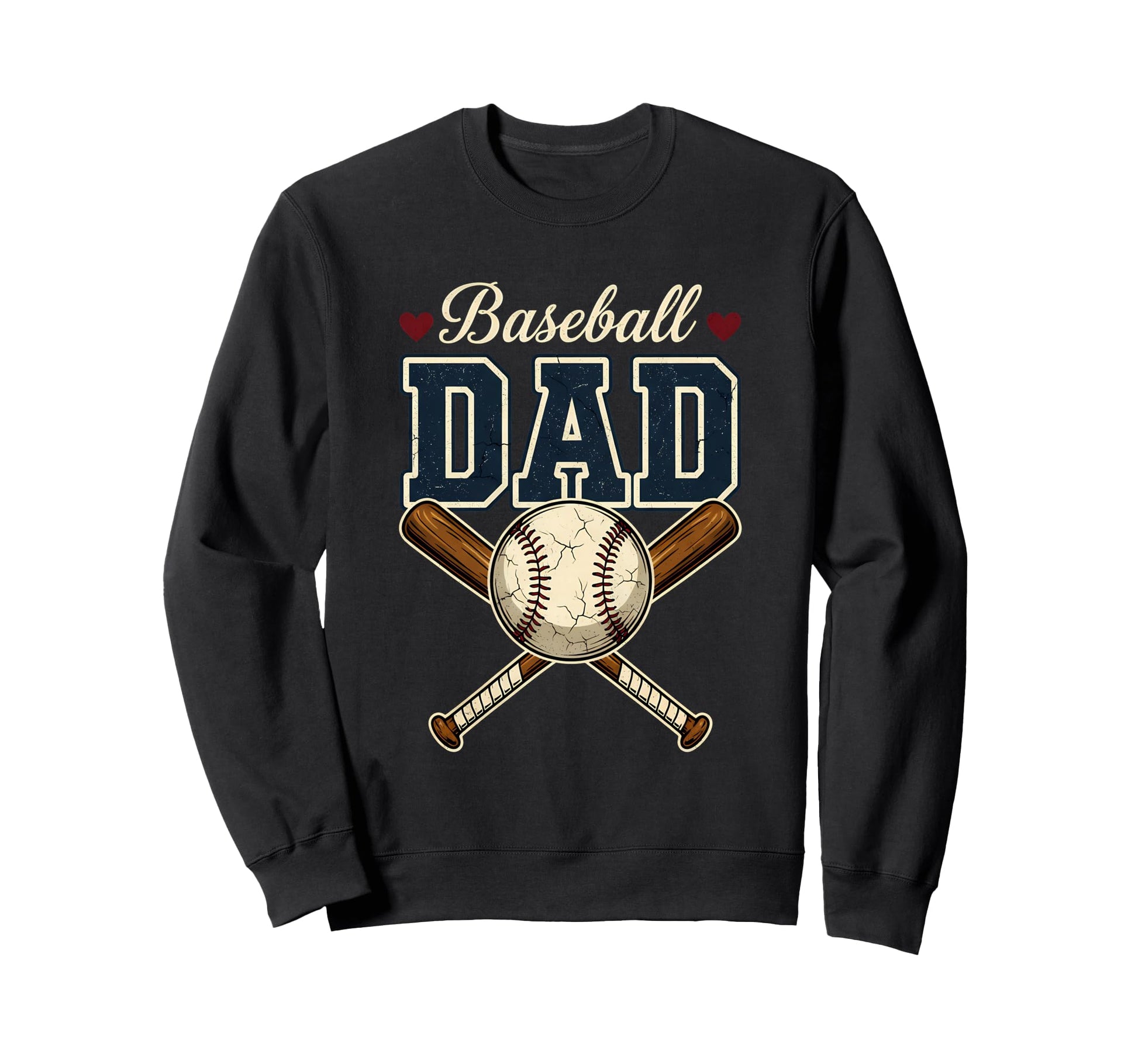 Baseball Dad Sweatshirt - Aesthetic Graphic Men Women - T-Shirt, Sweatshirt, Hoodie