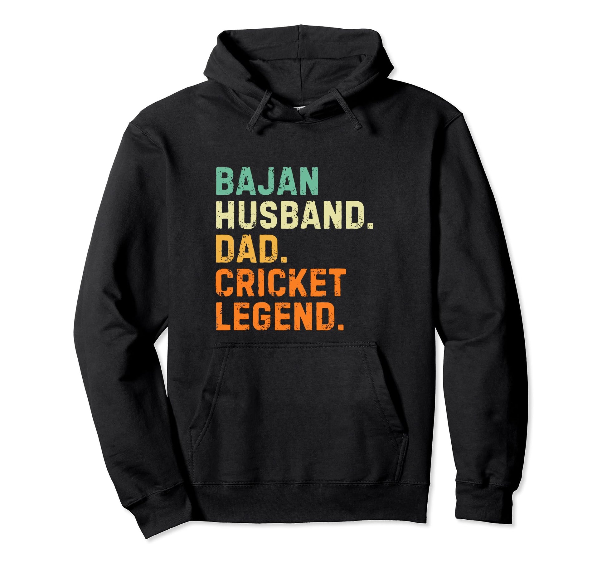Bajan Husband Dad Cricket Legend Hoodie - Casual Everyday Wear Unisex - T-Shirt, Sweatshirt, Hoodie