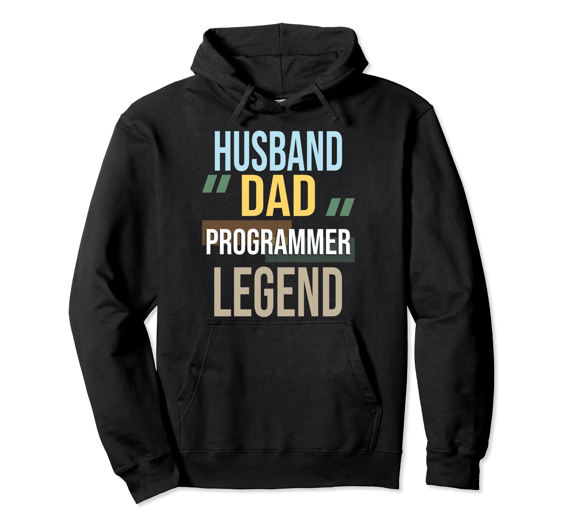 Husband Dad Programmer Legend Computer Hoodie - Minimalist Print Unisex - T-Shirt, Sweatshirt, Hoodie