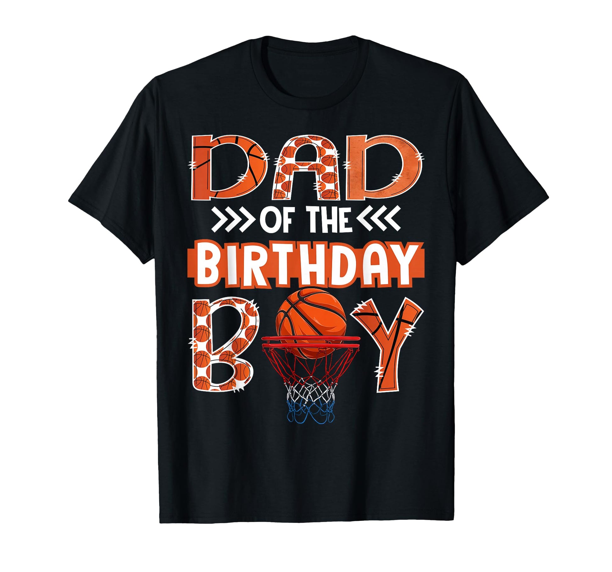 Dad Birthday Basketball Lover Matching T-Shirt - Minimalist Print Unisex - T-Shirt, Sweatshirt, Hoodie