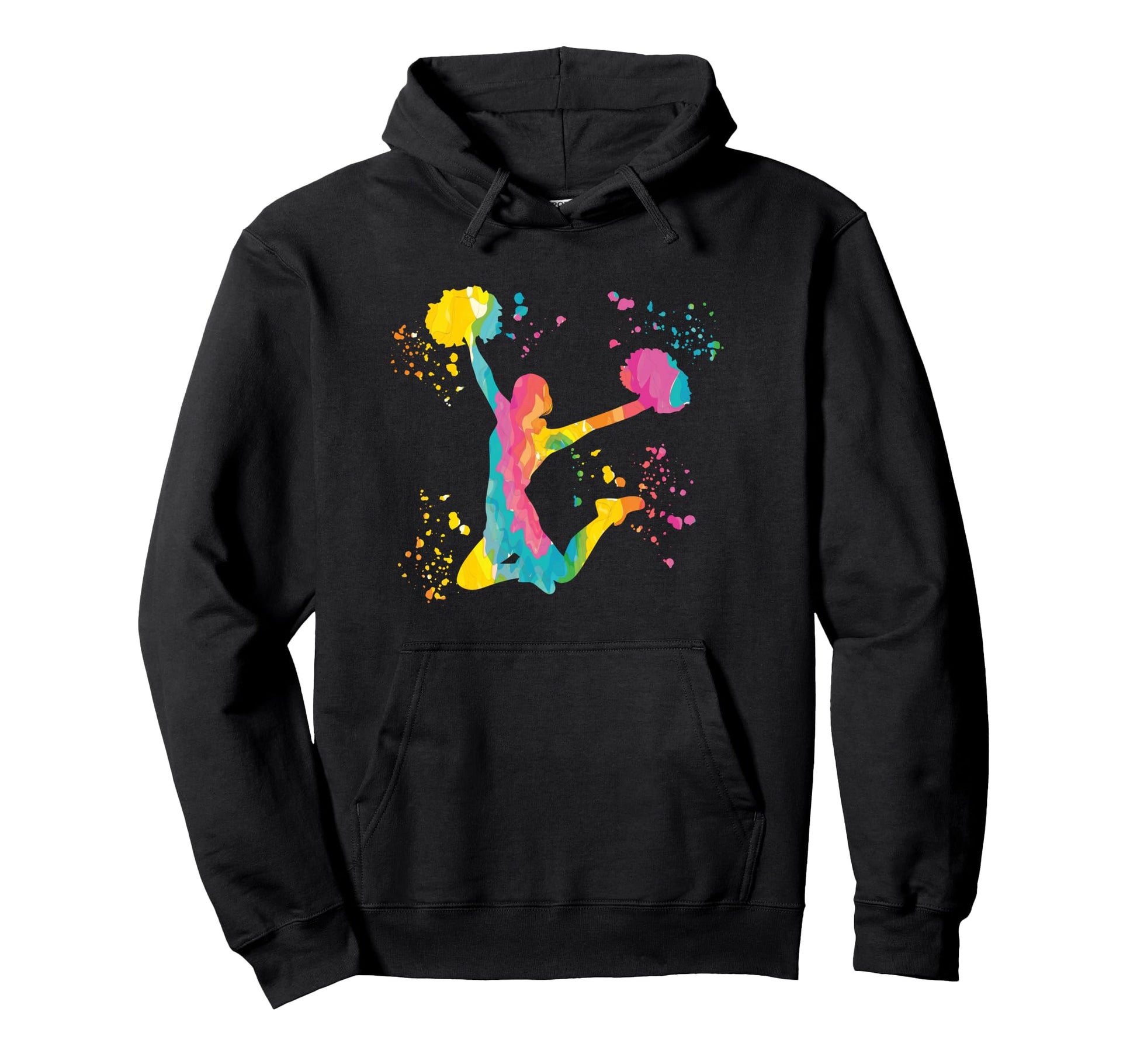 Cheerleader Cheer Mom Love Hoodie - Fun Novelty Design Men Women - T-Shirt, Sweatshirt, Hoodie