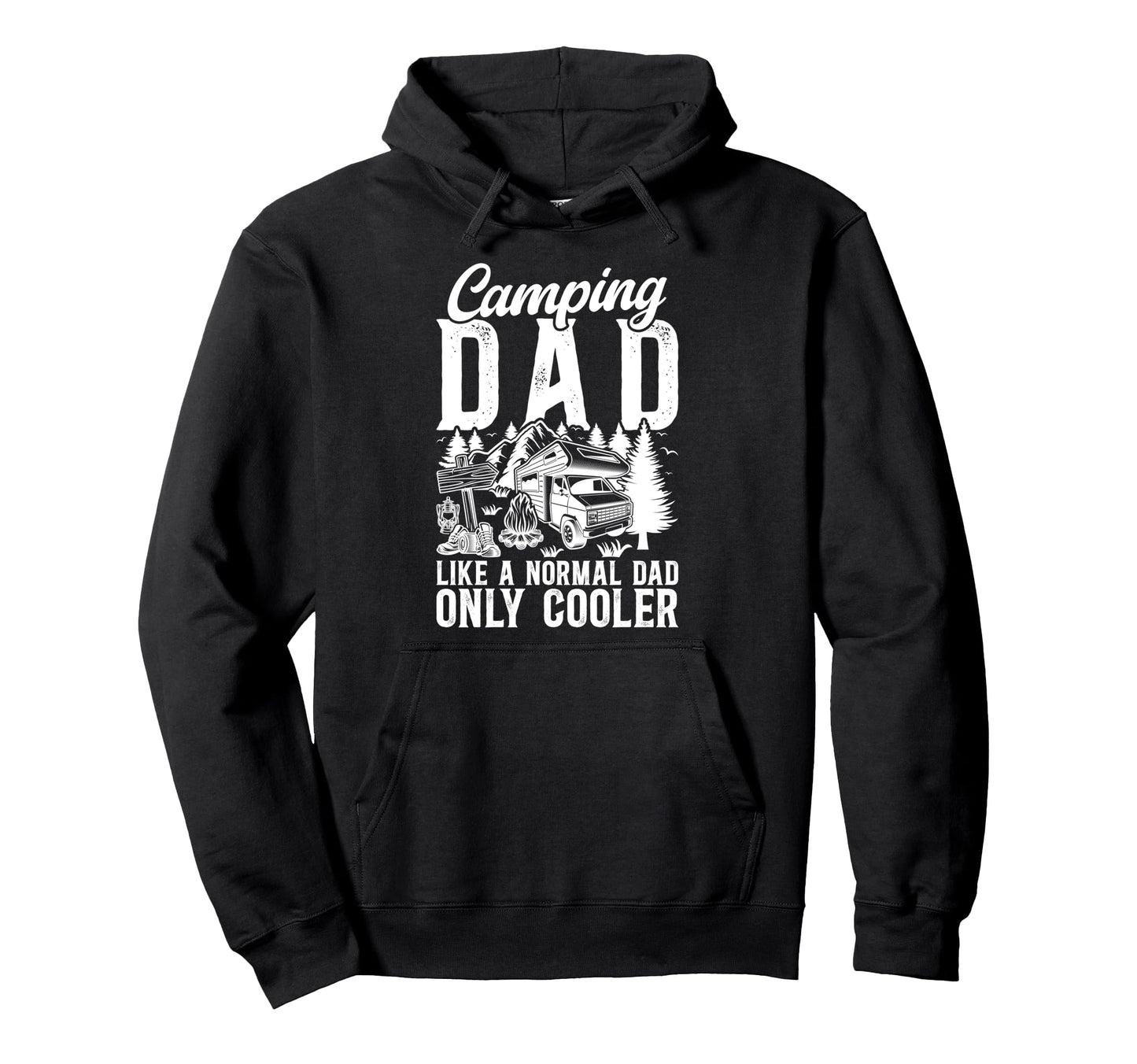 Camping Dad Camper Dad Camping Father Hoodie - Streetwear Style for Adults - T-Shirt, Sweatshirt, Hoodie