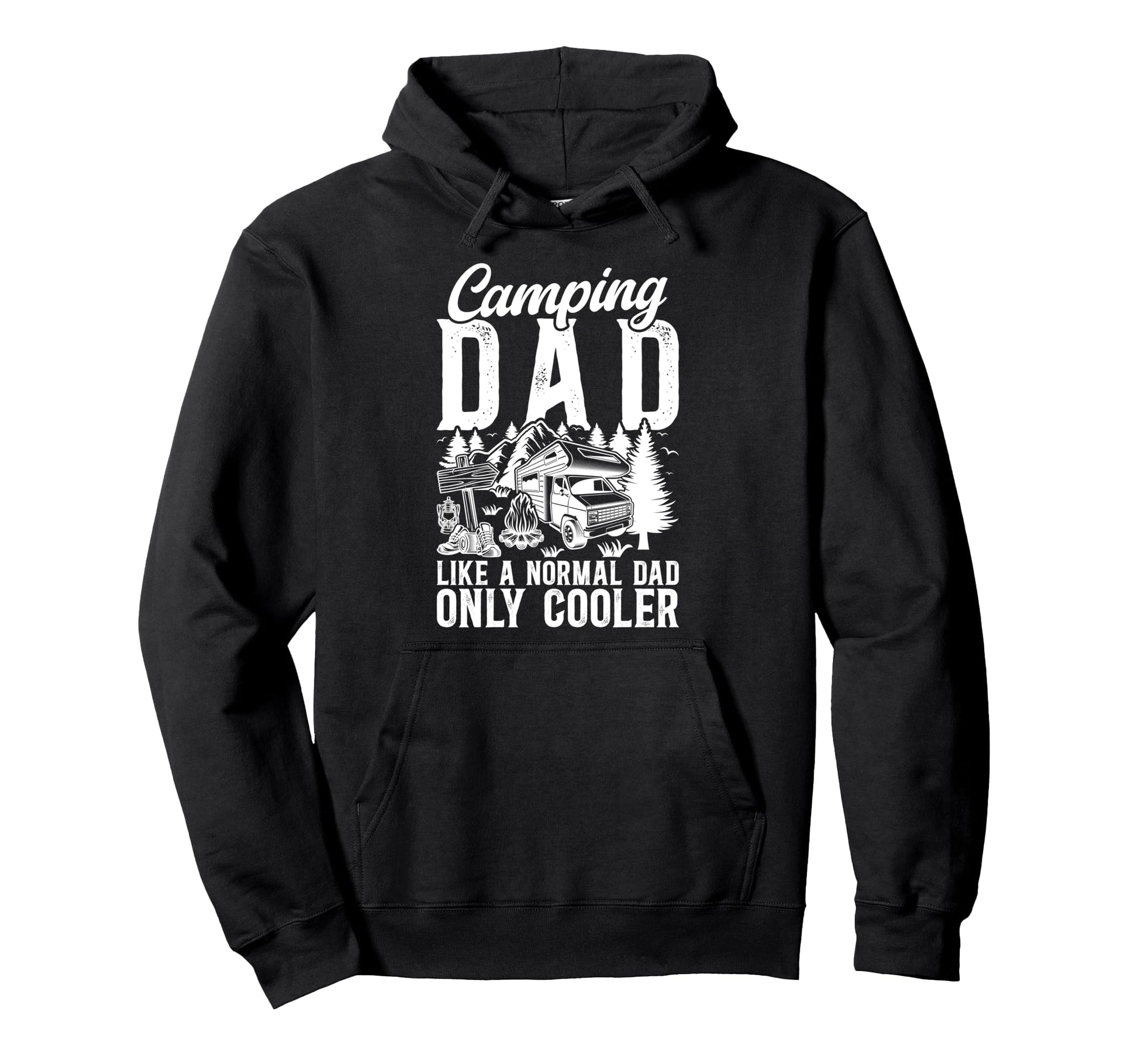 Camping Dad Camper Dad Camping Father Hoodie - Streetwear Style for Adults - T-Shirt, Sweatshirt, Hoodie