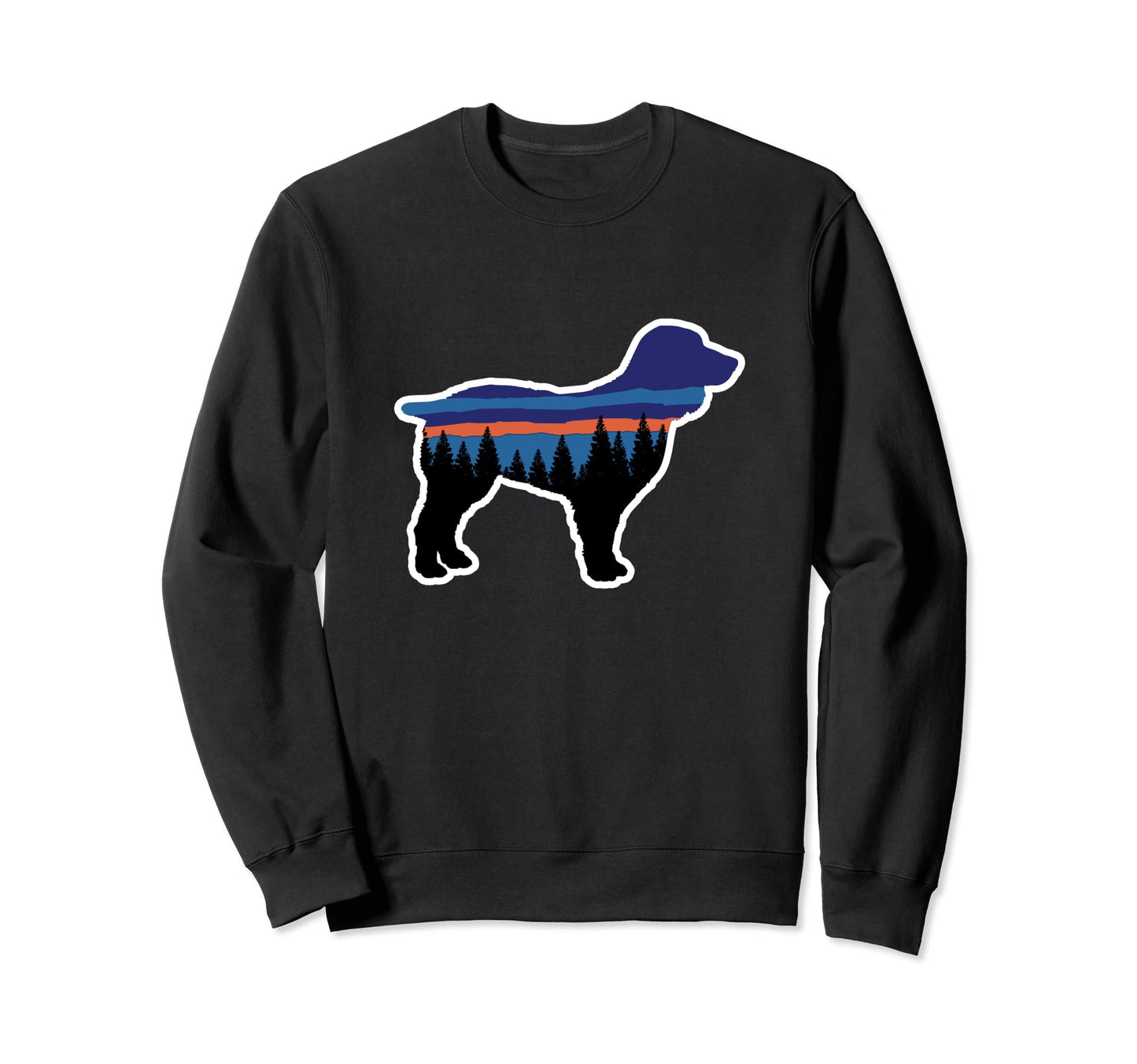 Boykin Dog Trail Hiking Camping Sweatshirt - Fun Novelty Design for Adults - T-Shirt, Sweatshirt, Hoodie