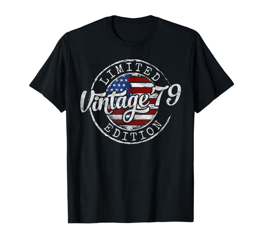 1979 Stamp 47Th Birthday Gift 47 Year T-Shirt - Novelty Apparel for Adults - T-Shirt, Sweatshirt, Hoodie