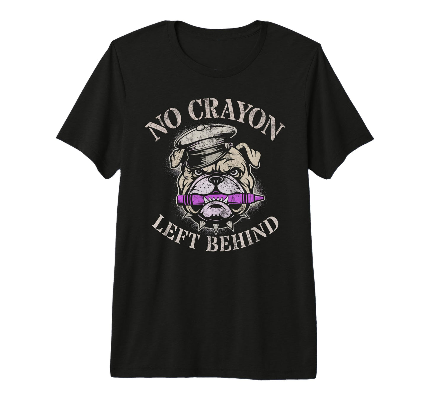 Funny No Crayon Left Behind Dad T-Shirt - Aesthetic Graphic for Adults - T-Shirt, Sweatshirt, Hoodie