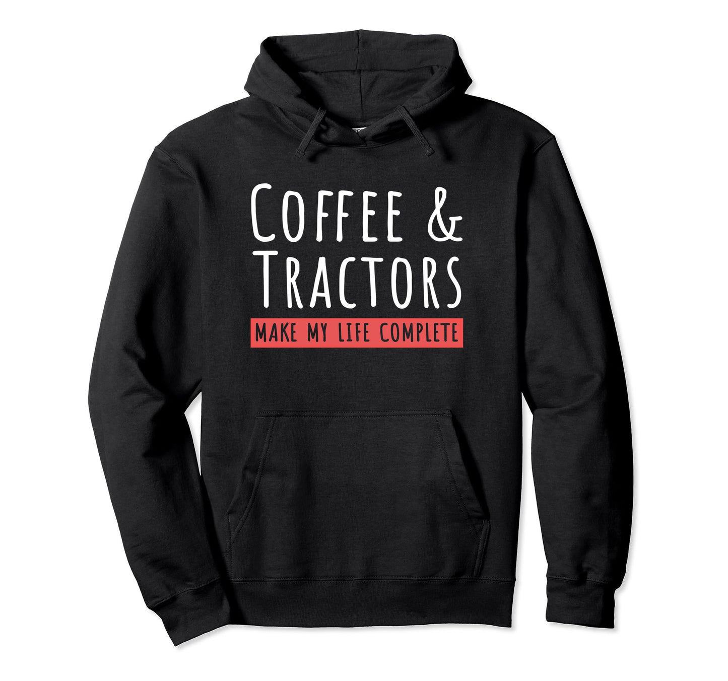 Coffee And Tractors Coffee Lovers Hoodie - Trendy Graphic for Adults - T-Shirt, Sweatshirt, Hoodie