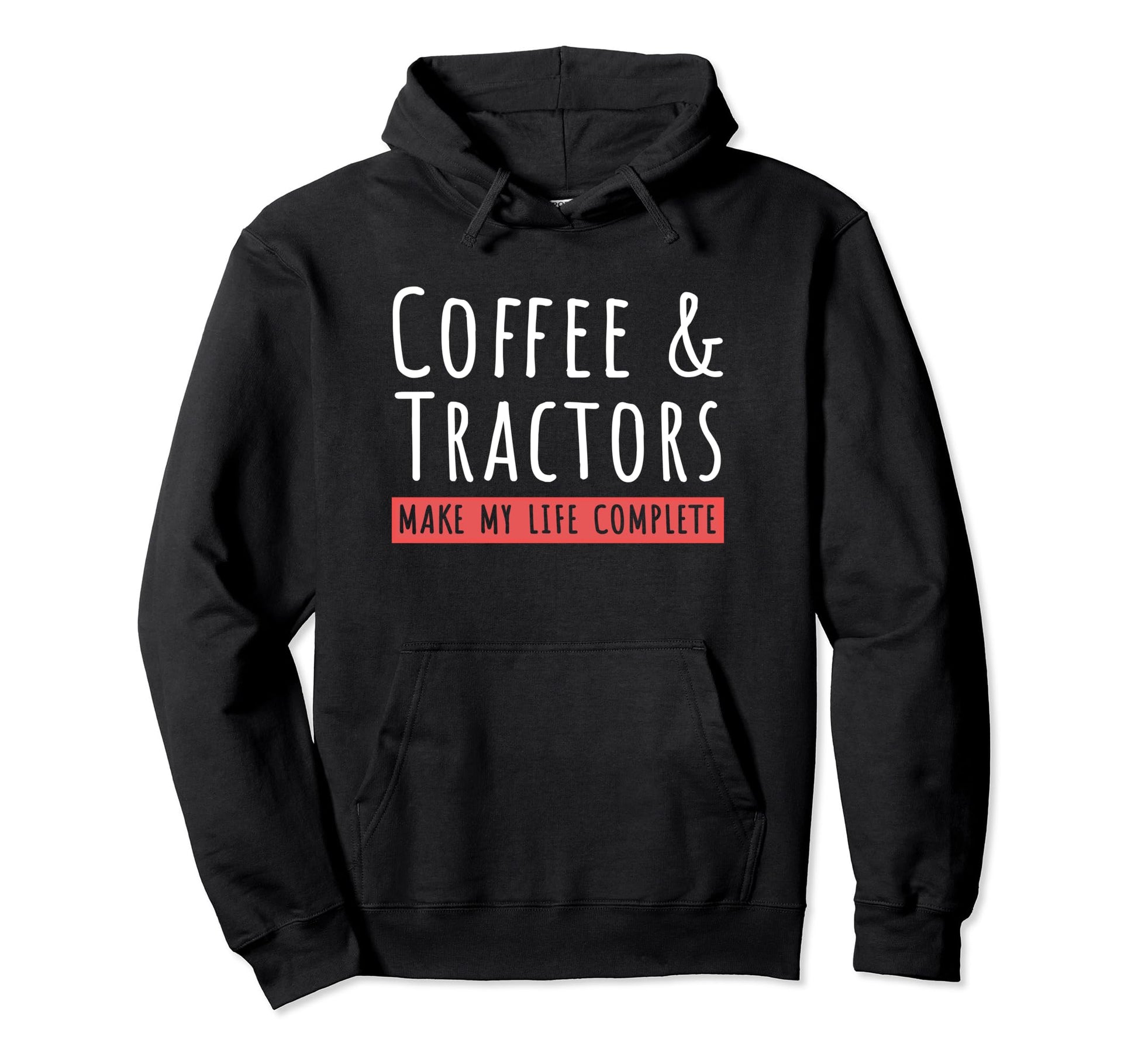 Coffee And Tractors Coffee Lovers Hoodie - Trendy Graphic for Adults - T-Shirt, Sweatshirt, Hoodie