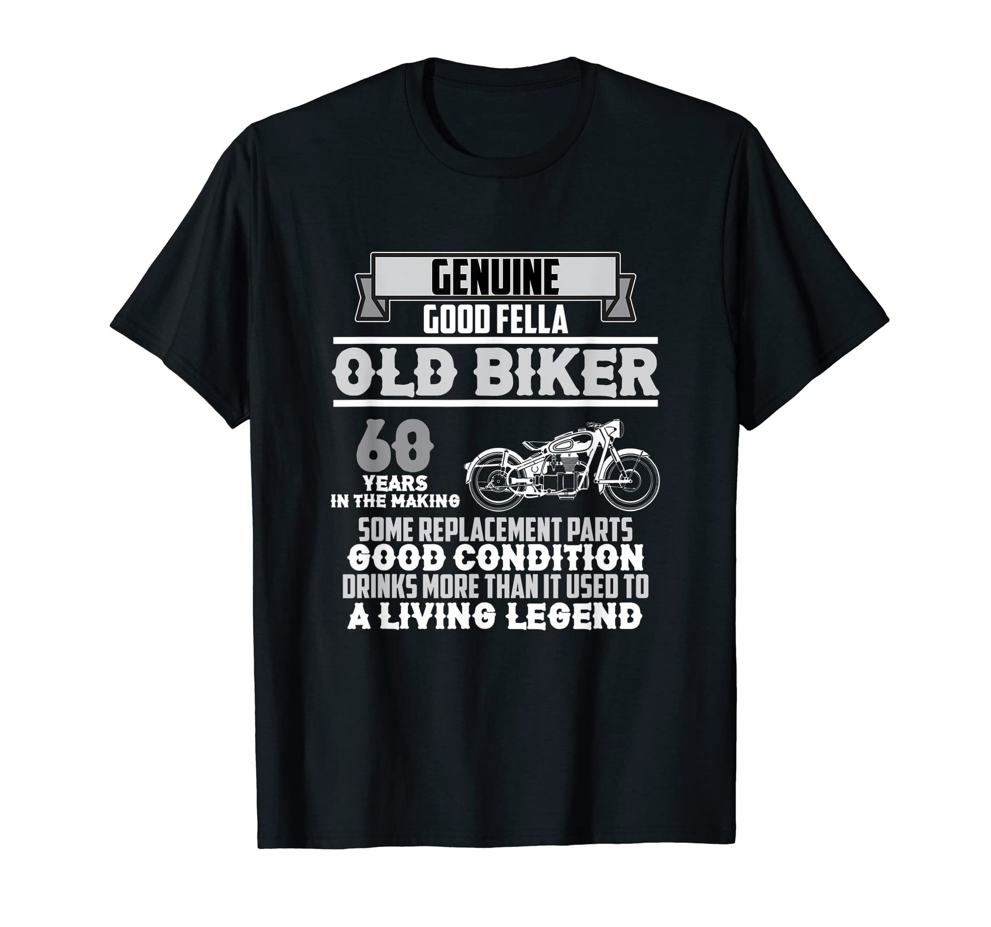 I Am Old Biker Sarcasm Motorcycle Bike T-Shirt - Graphic Print for Adults - T-Shirt, Sweatshirt, Hoodie