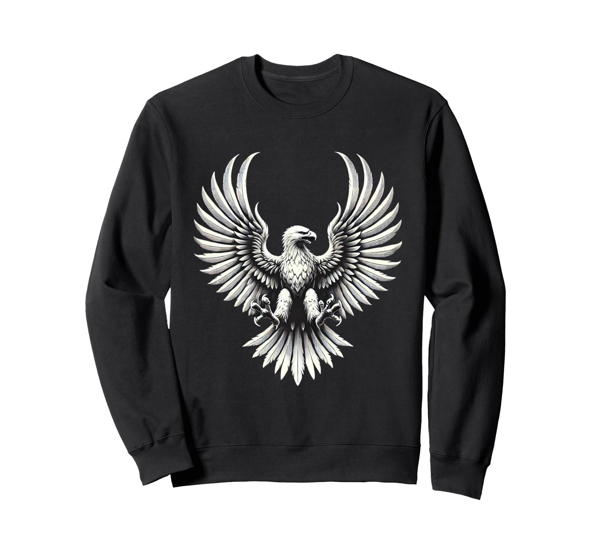 Novelty Pop Culture Eagle Sweatshirt - Graphic Print for Adults - T-Shirt, Sweatshirt, Hoodie