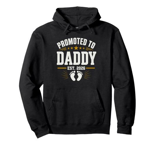 1St Time Grandpa Est 2026 New First Hoodie - Graphic Print for Adults - T-Shirt, Sweatshirt, Hoodie