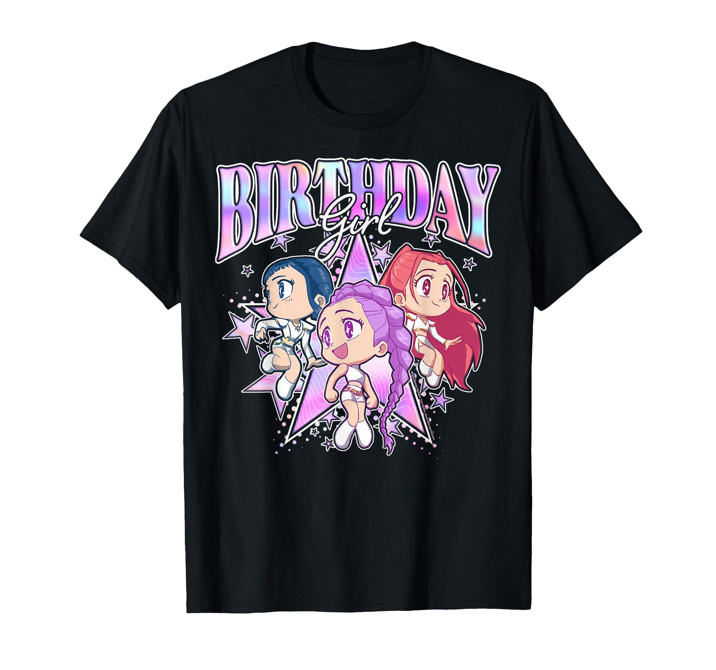 Kpop Demon Hunters Birthday Adorable T-Shirt - Graphic Print for Adults - T-Shirt, Sweatshirt, Hoodie