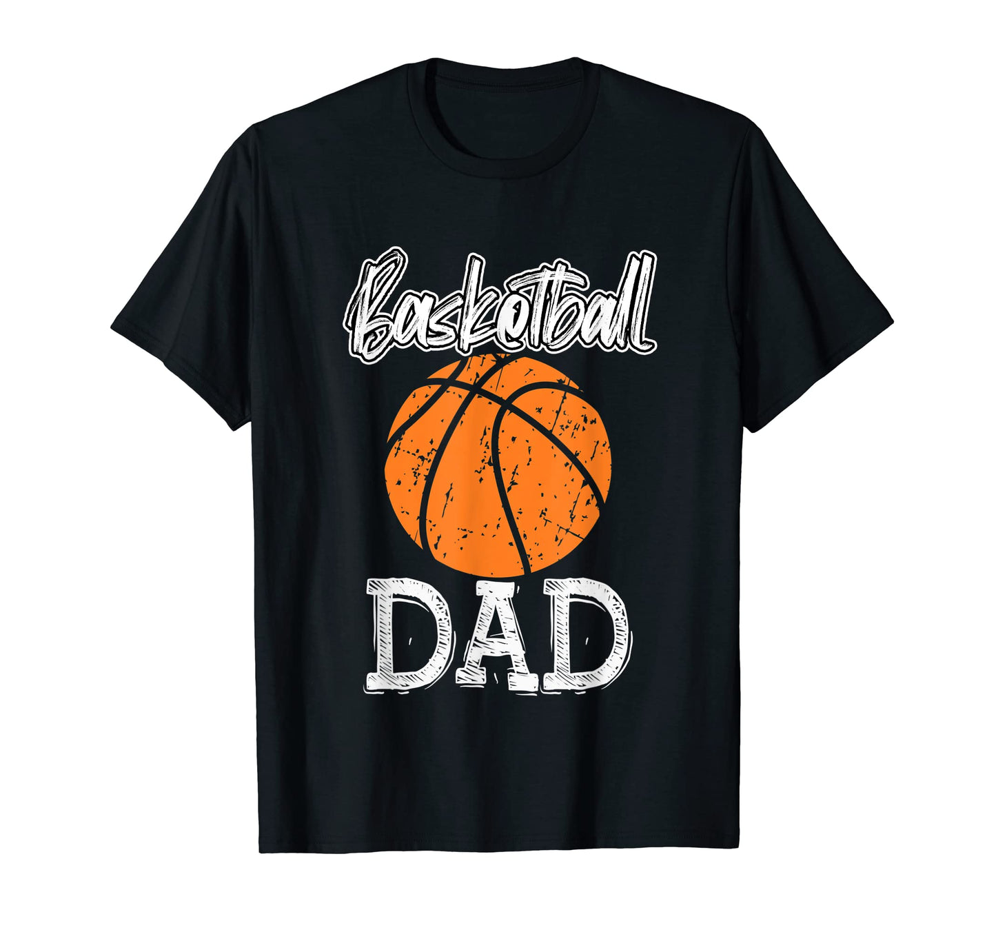 Mens Basketball Dad Distress T-Shirt - Aesthetic Graphic Men Women - T-Shirt, Sweatshirt, Hoodie