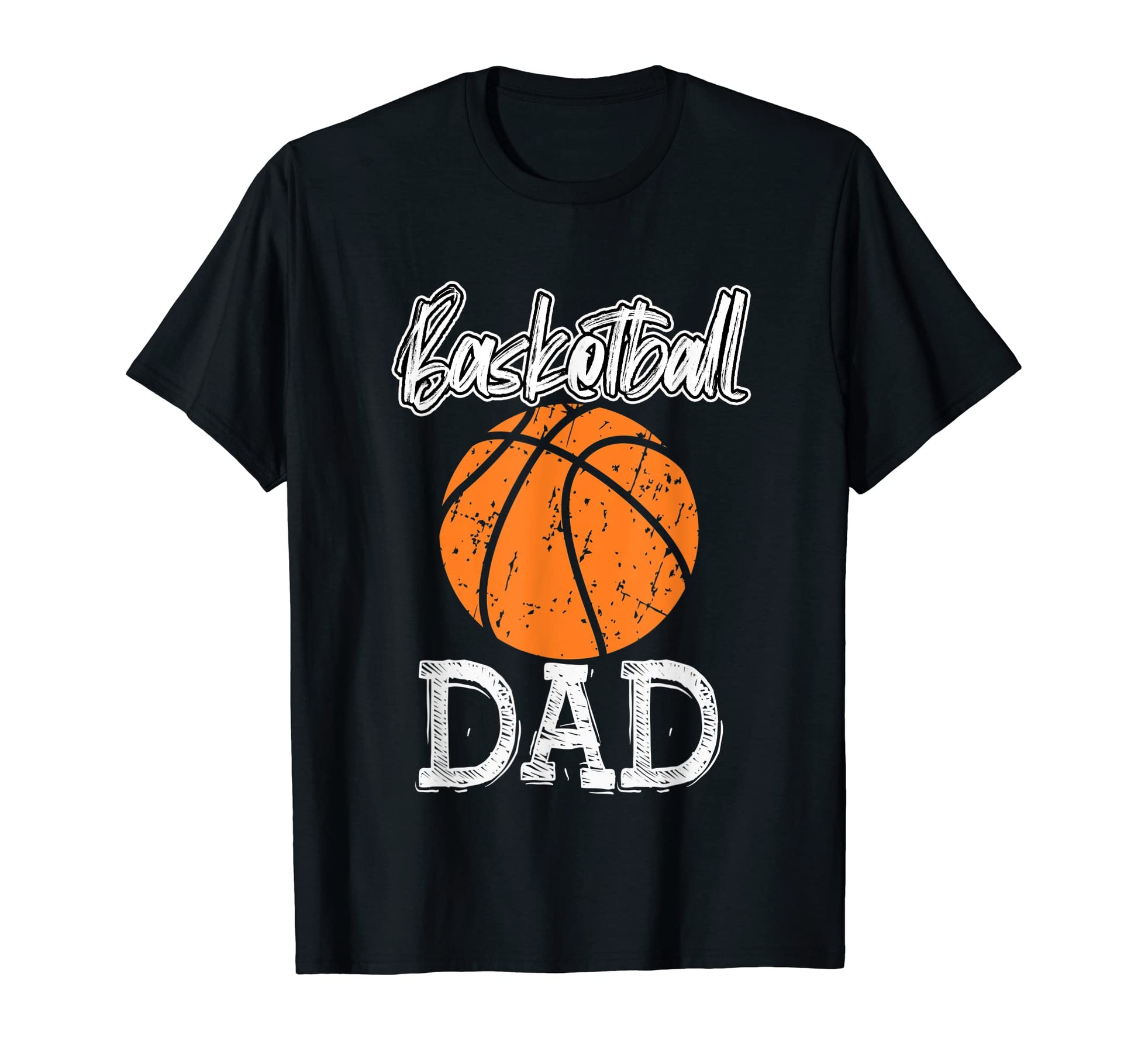 Mens Basketball Dad Distress T-Shirt - Aesthetic Graphic Men Women - T-Shirt, Sweatshirt, Hoodie