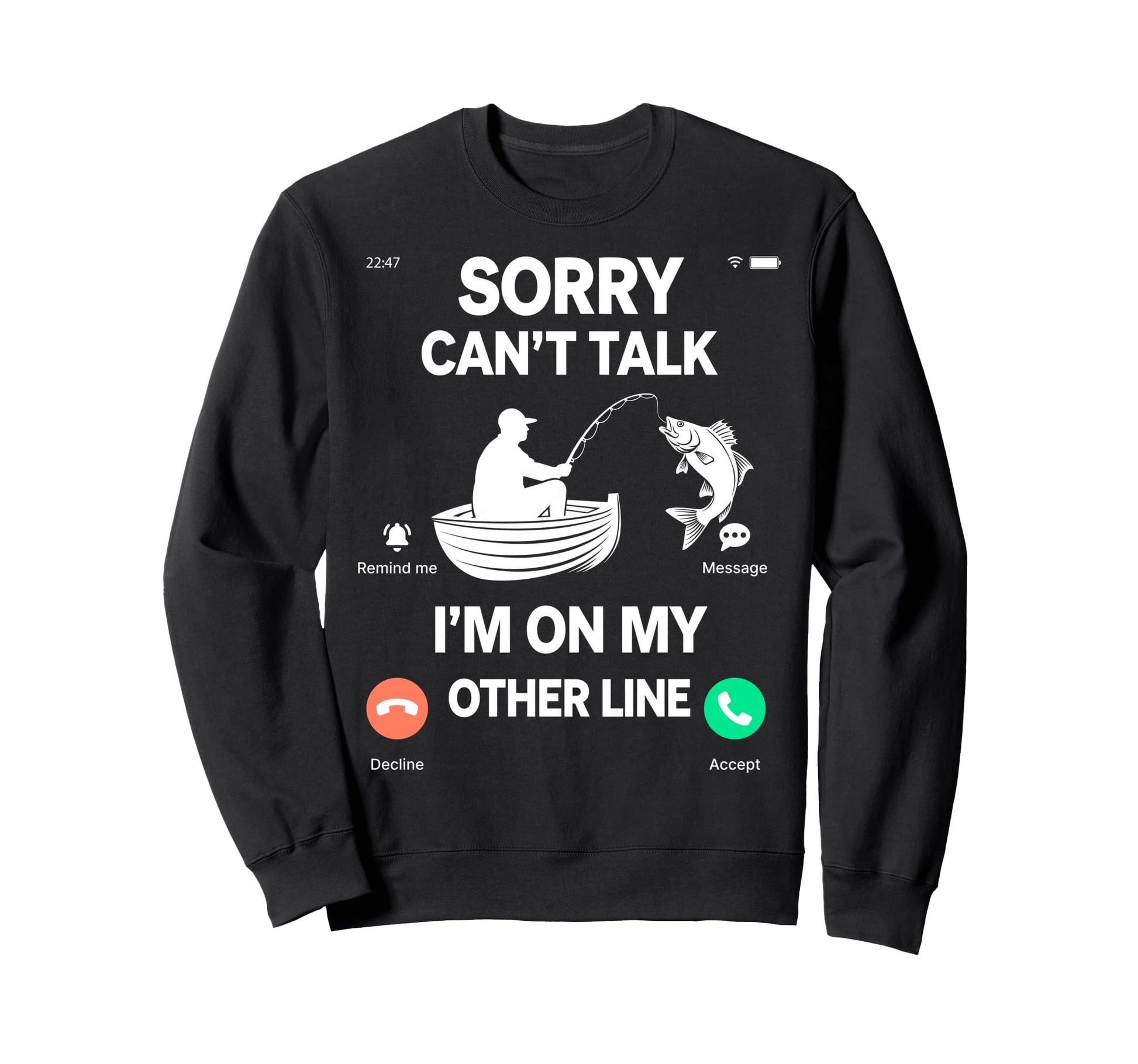 Sorry Cant Talk Im My Other Sweatshirt - Casual Everyday Wear Men Women - T-Shirt, Sweatshirt, Hoodie